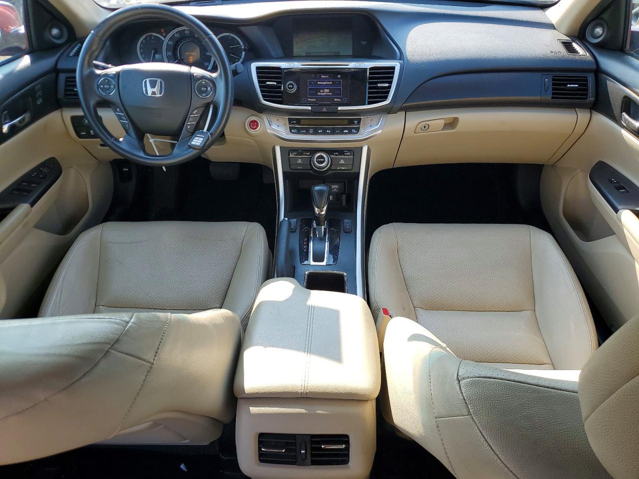 2013 Honda Accord Touring Burgundy vin: 1HGCR3F94DA038567