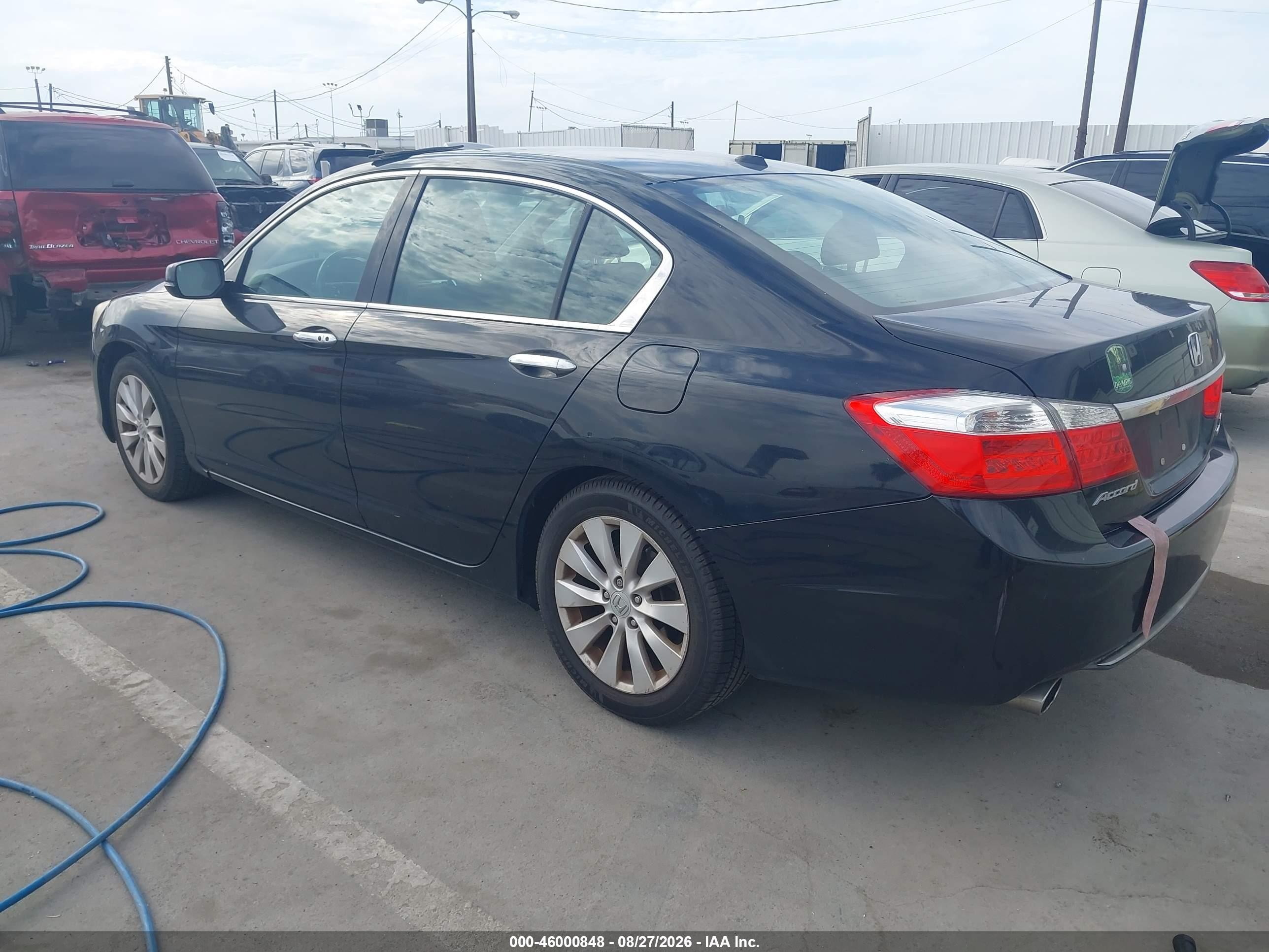 2013 Honda Accord Touring Black vin: 1HGCR3F94DA049147