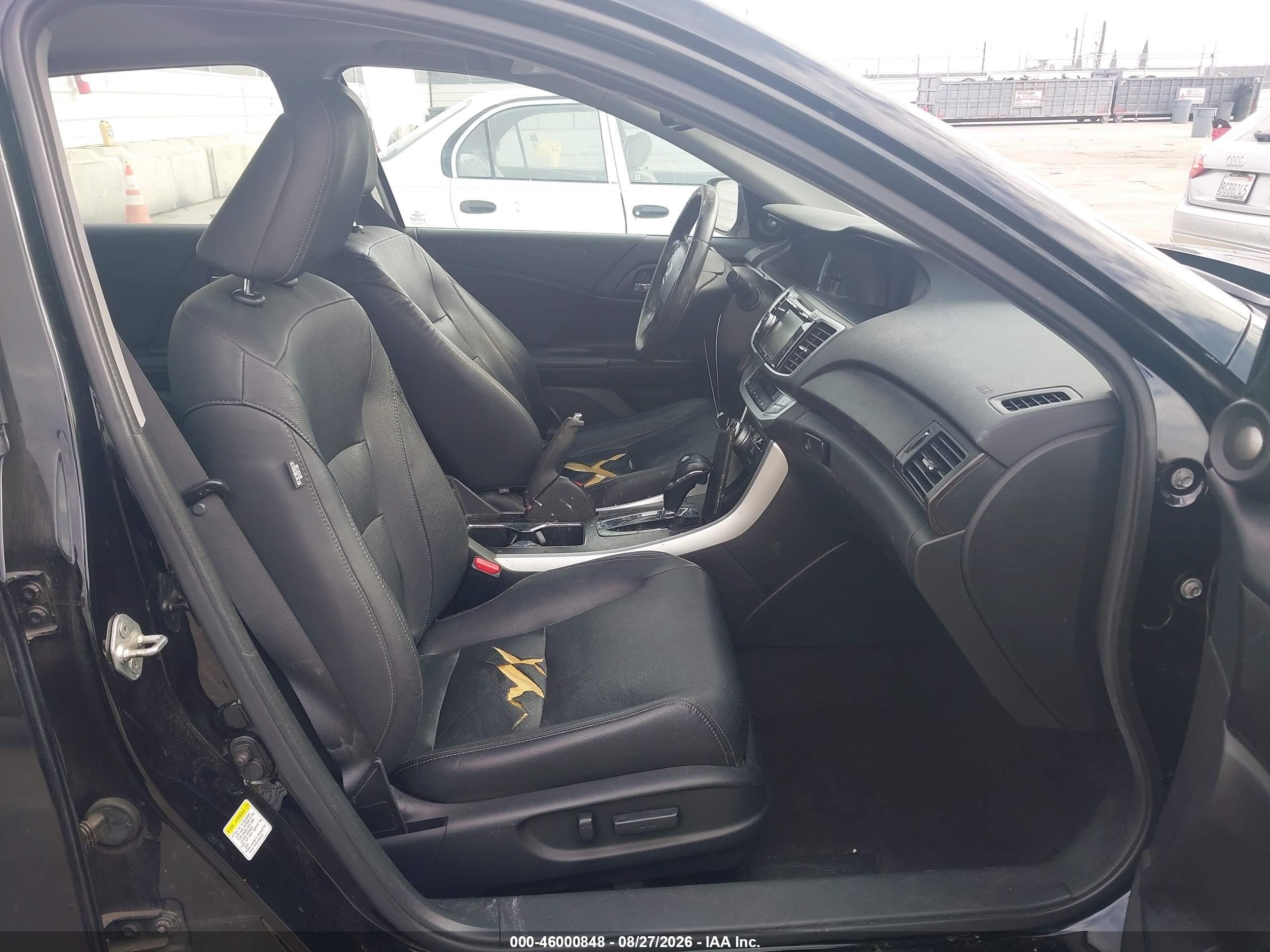 2013 Honda Accord Touring Black vin: 1HGCR3F94DA049147