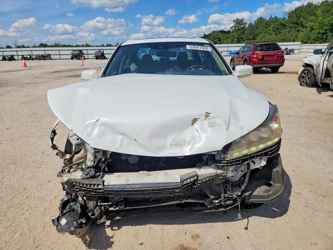 2015 Honda Accord Touring White vin: 1HGCR3F94FA000811