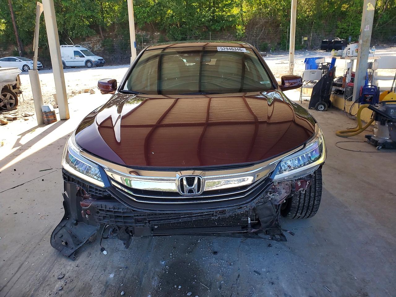 2016 Honda Accord Touring Бордовый vin: 1HGCR3F94GA021174