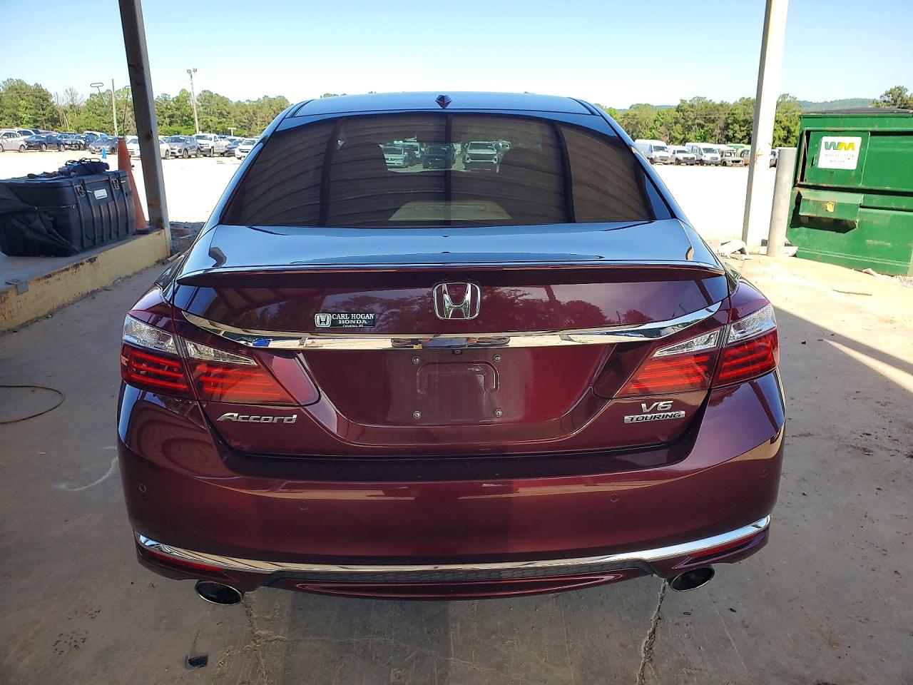 2016 Honda Accord Touring Бордовый vin: 1HGCR3F94GA021174