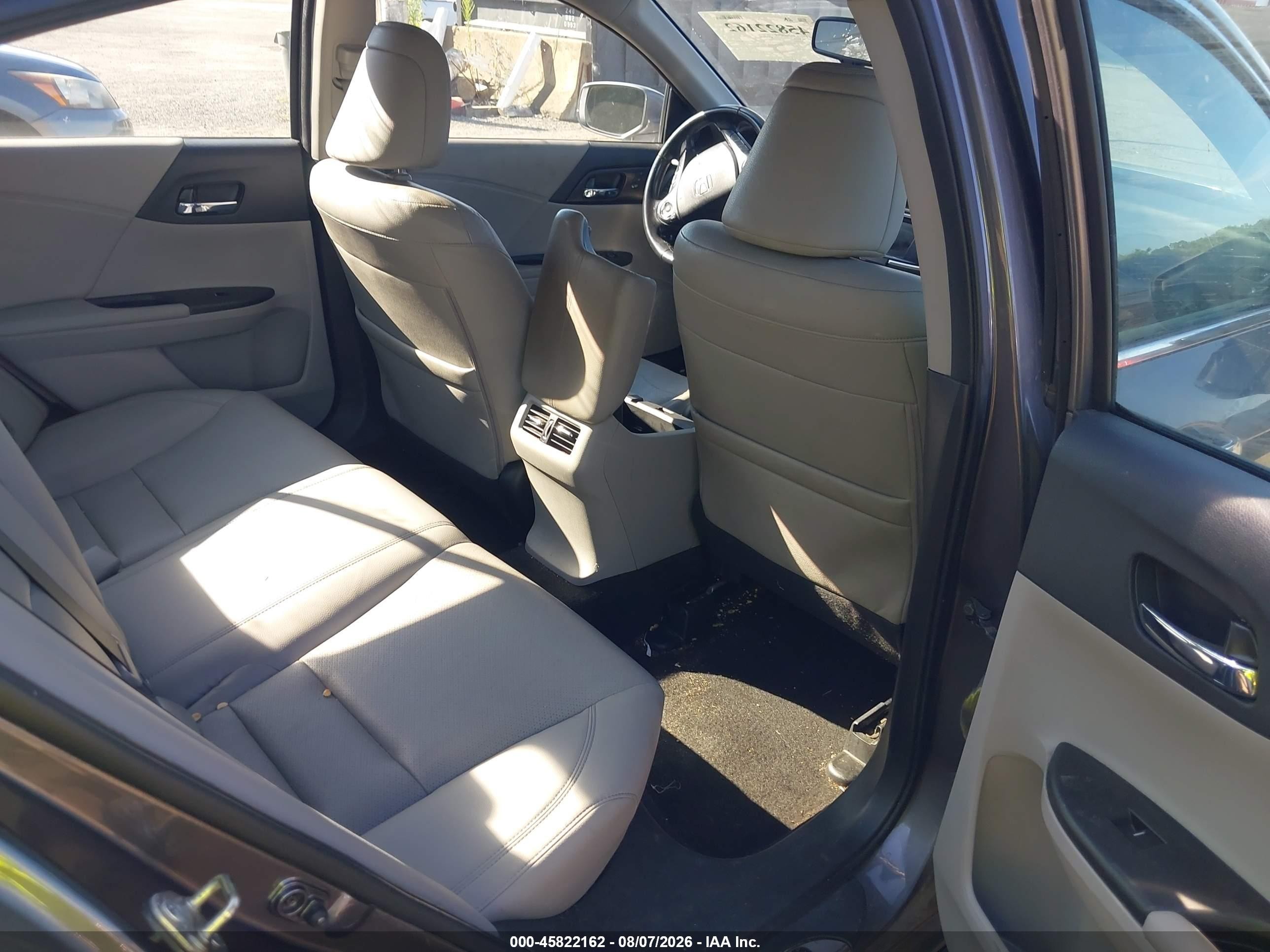 2015 Honda Accord Touring Gray vin: 1HGCR3F95FA004303