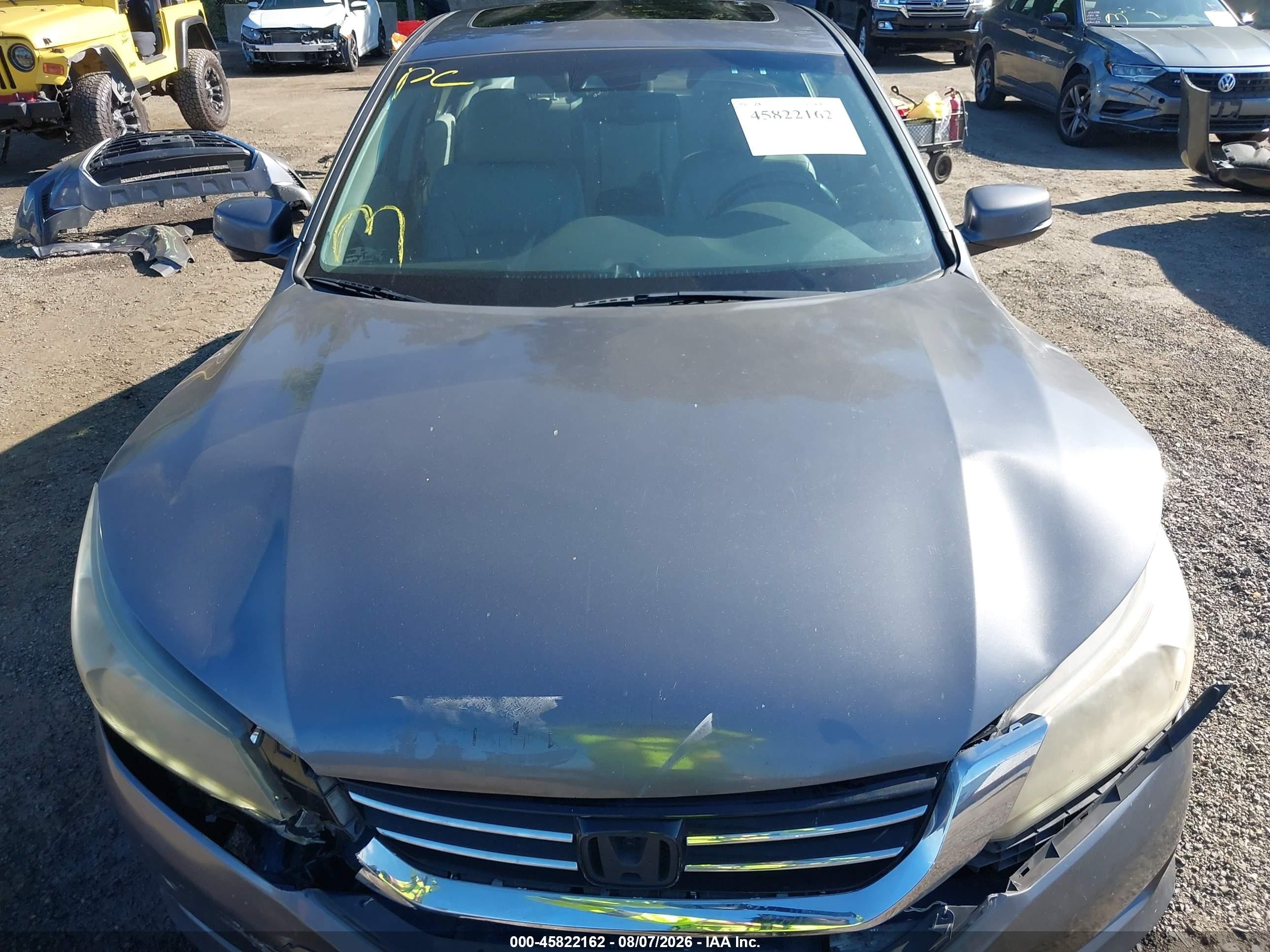 2015 Honda Accord Touring Gray vin: 1HGCR3F95FA004303