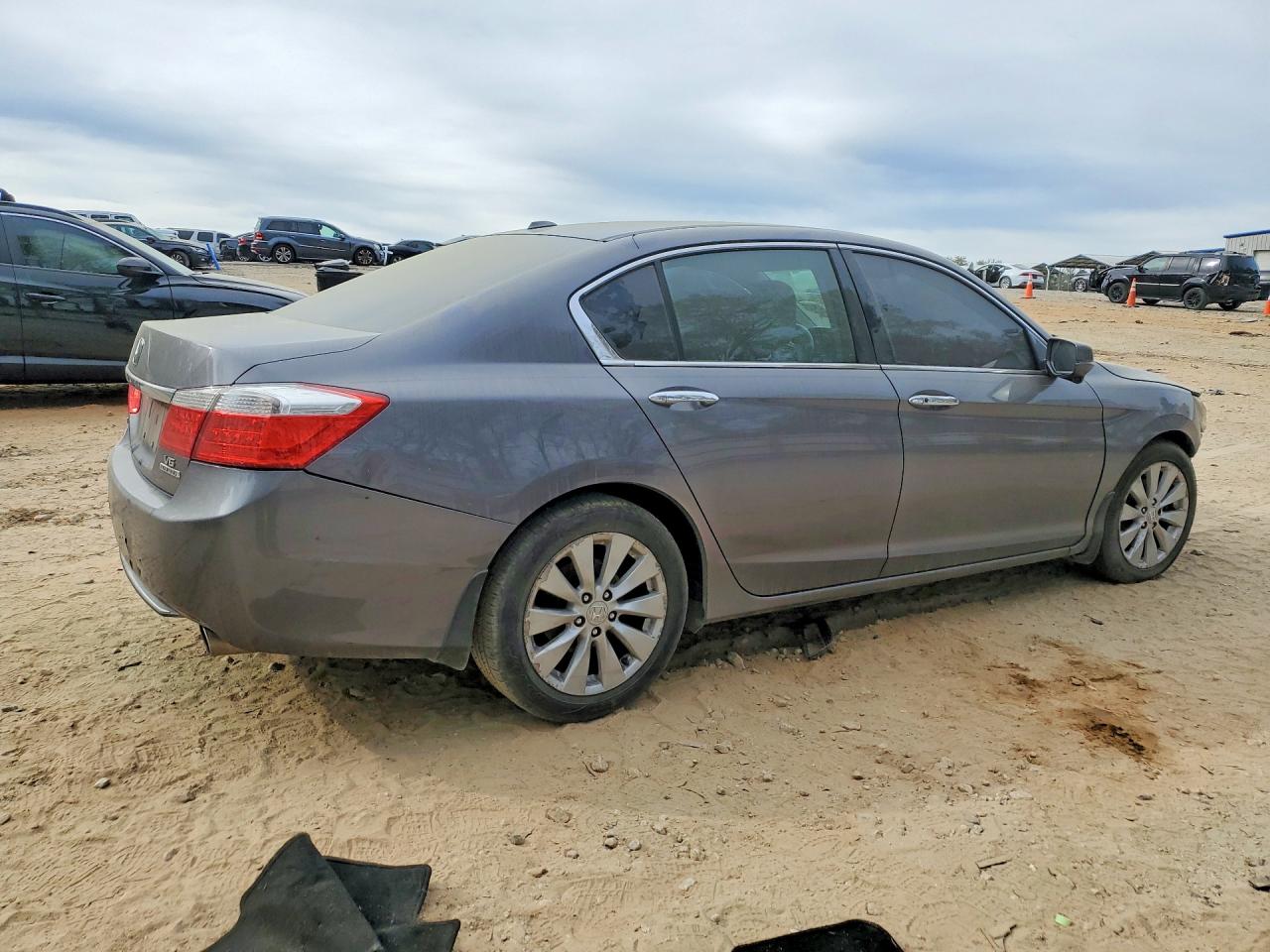 2015 Honda Accord Touring Gray vin: 1HGCR3F95FA008111