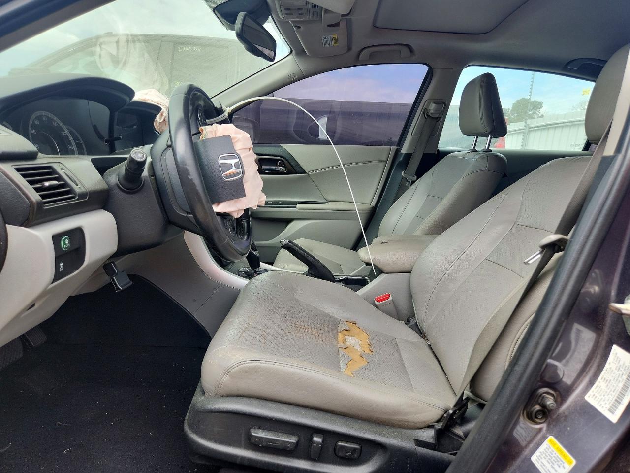 2015 Honda Accord Touring Gray vin: 1HGCR3F95FA008111