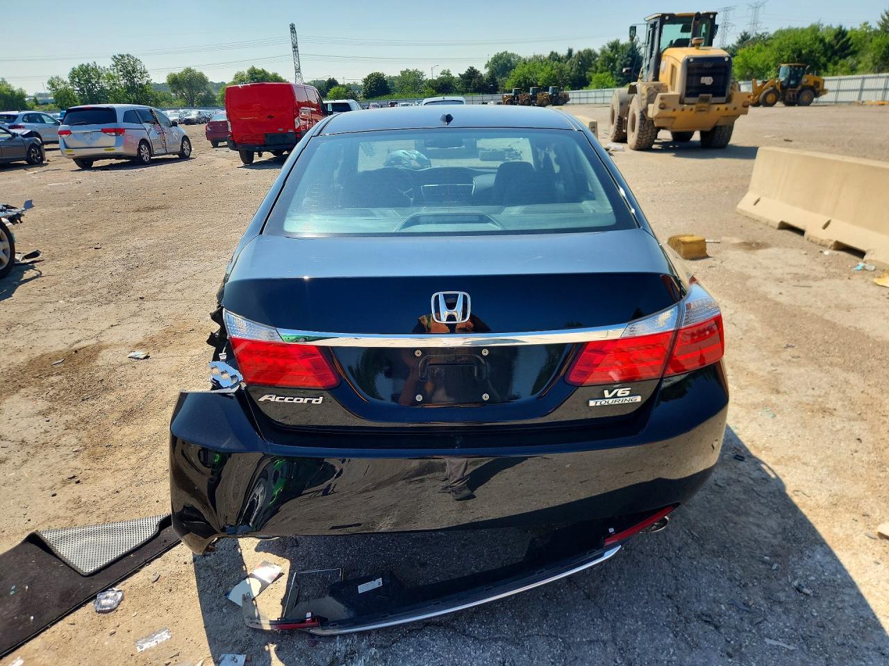 2015 Honda Accord Touring Black vin: 1HGCR3F95FA008867