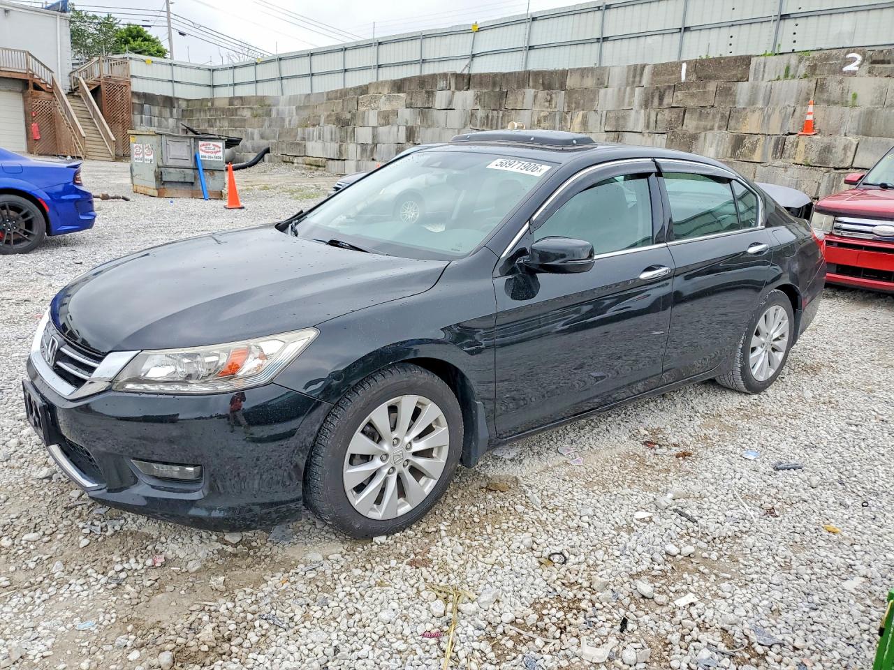 2015 Honda Accord Touring Black vin: 1HGCR3F95FA017858