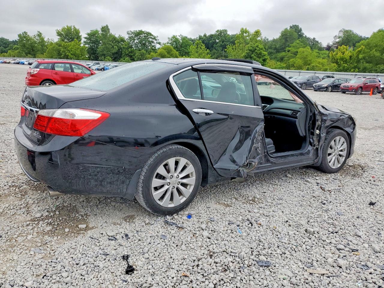 2015 Honda Accord Touring Black vin: 1HGCR3F95FA017858