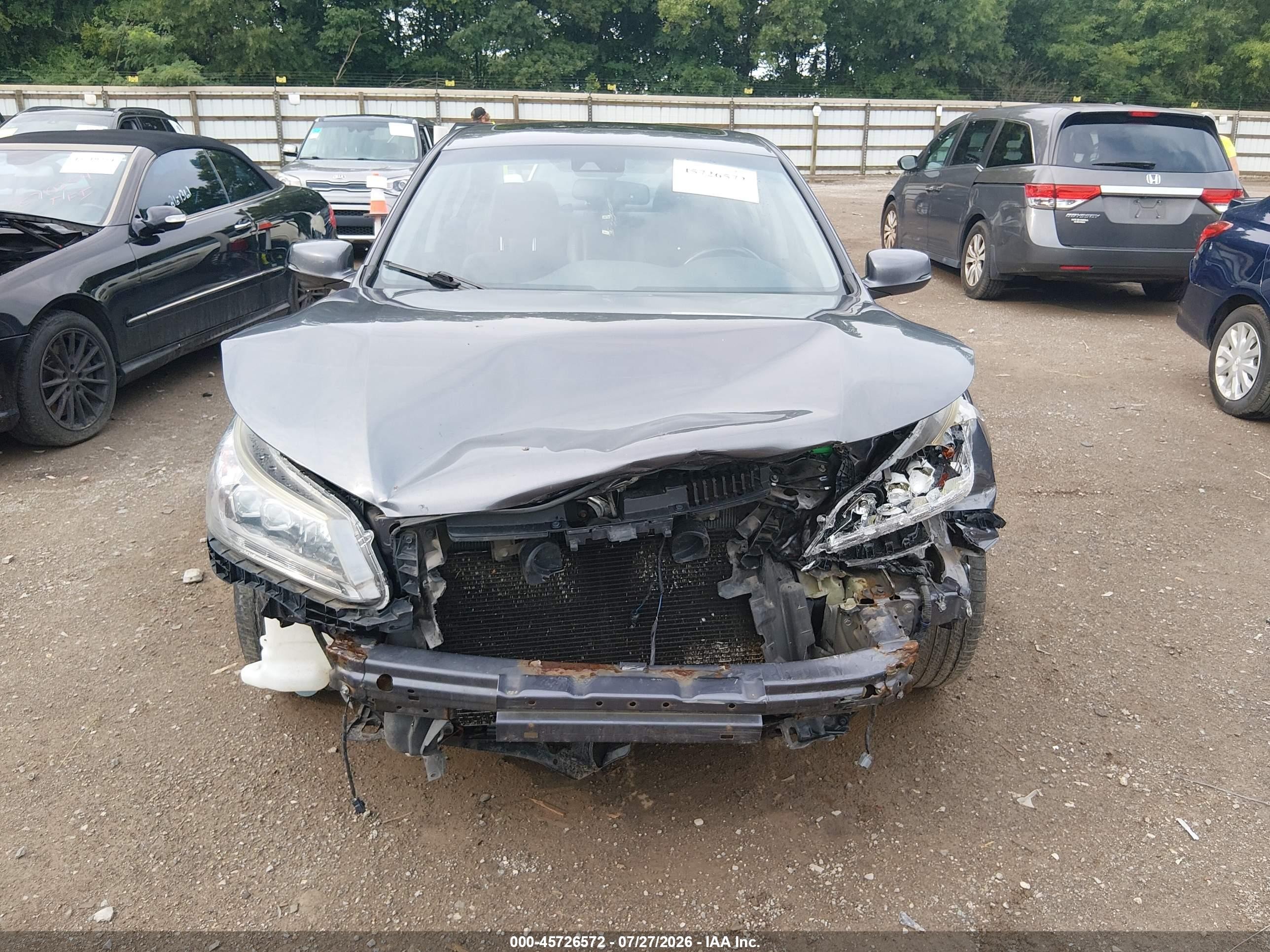 2015 Honda Accord Touring Silver vin: 1HGCR3F95FA801604