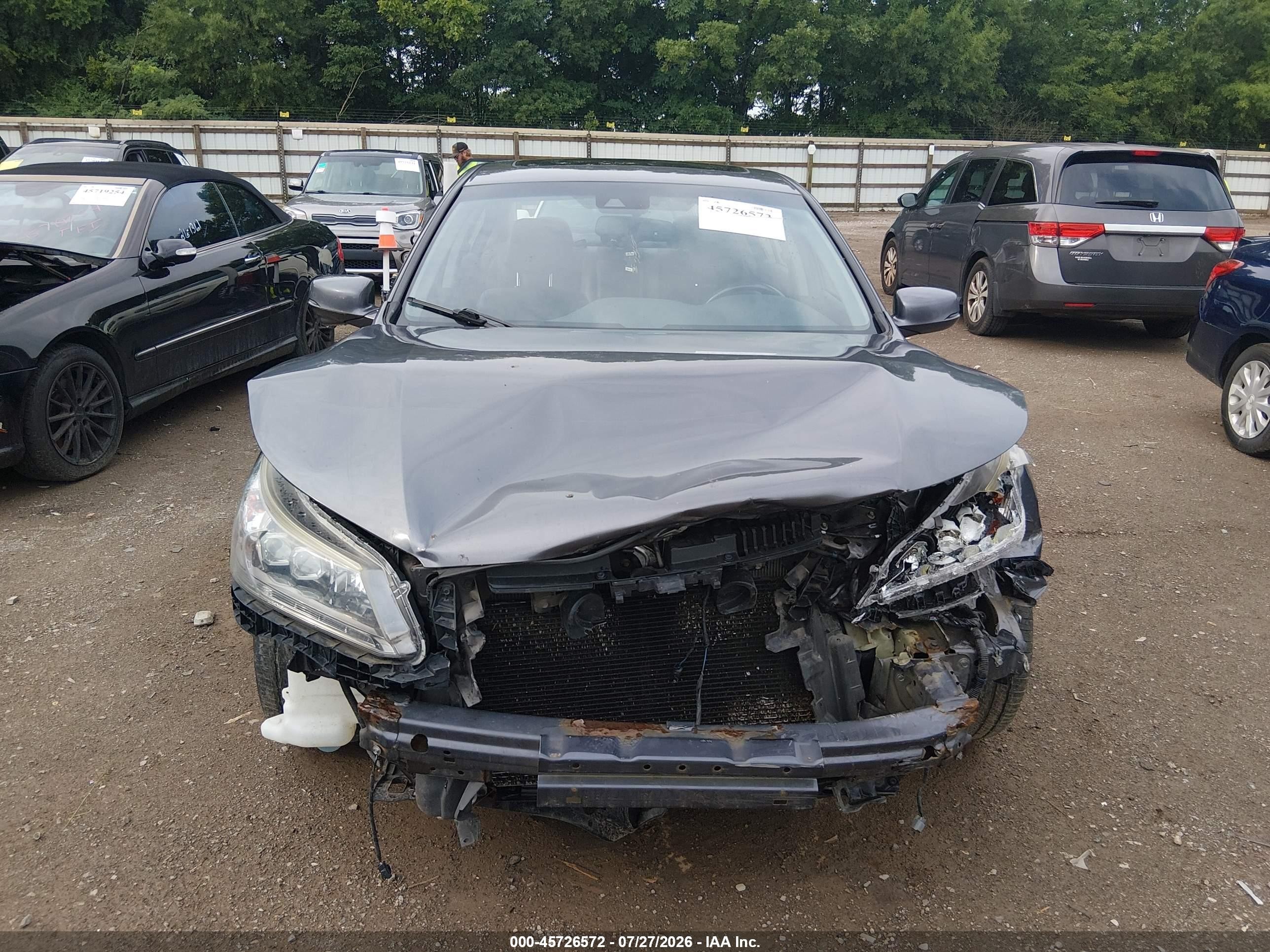 2015 Honda Accord Touring Silver vin: 1HGCR3F95FA801604