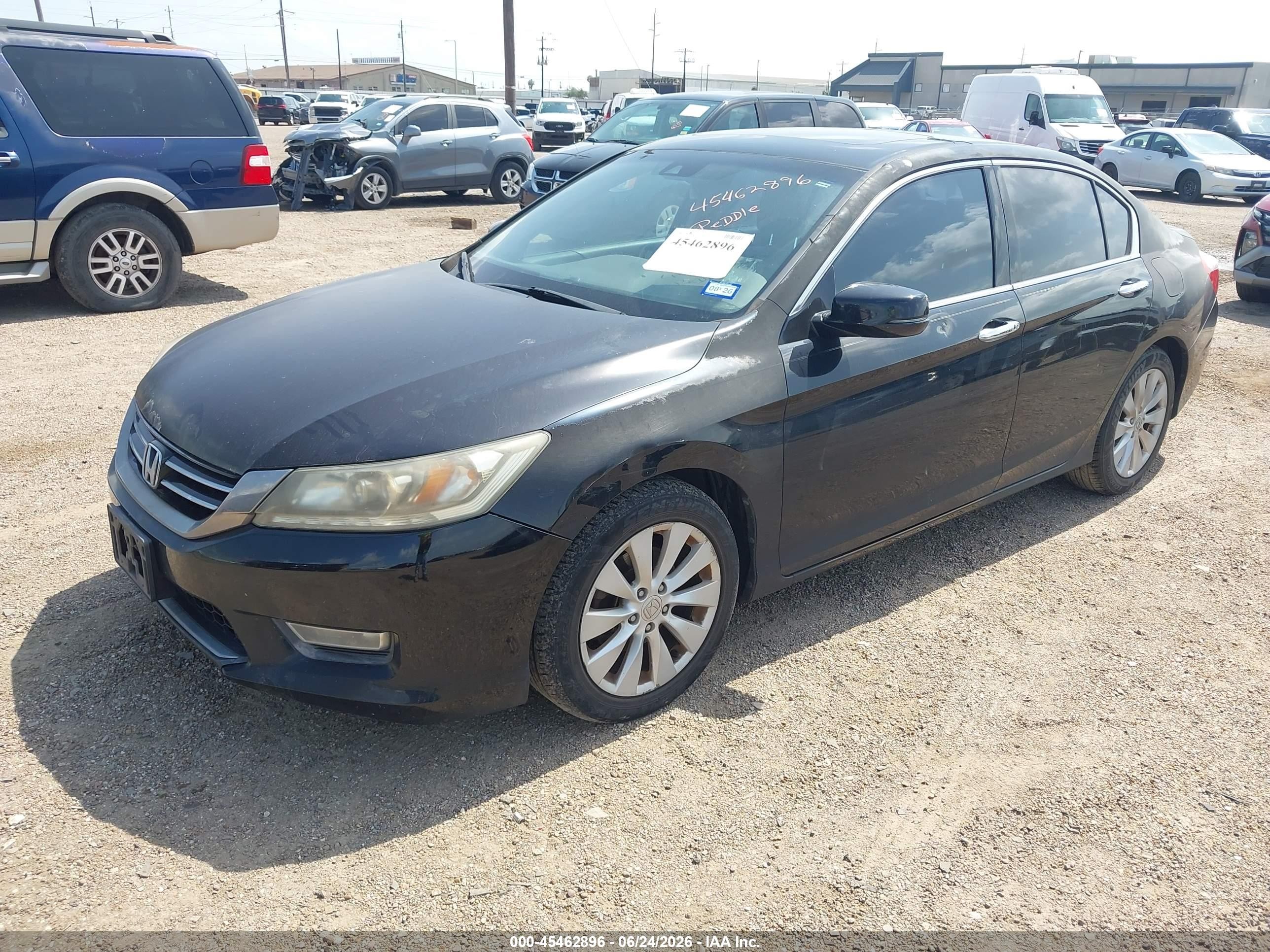 2013 Honda Accord Touring Black vin: 1HGCR3F96DA026260
