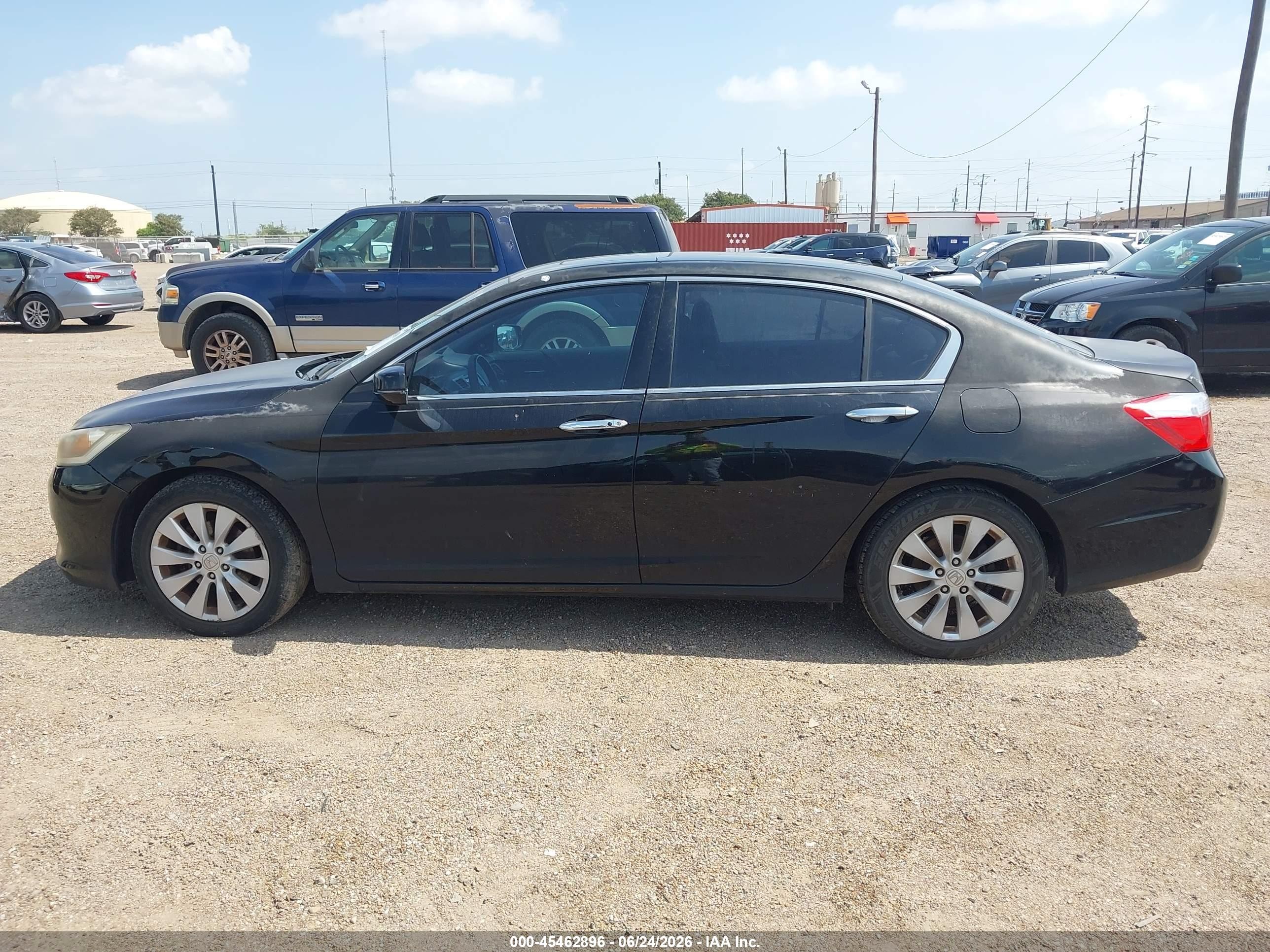 2013 Honda Accord Touring Black vin: 1HGCR3F96DA026260