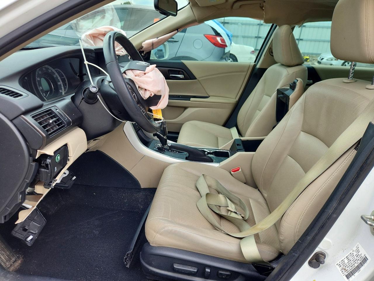 2014 Honda Accord Touring Белый vin: 1HGCR3F96EA030293