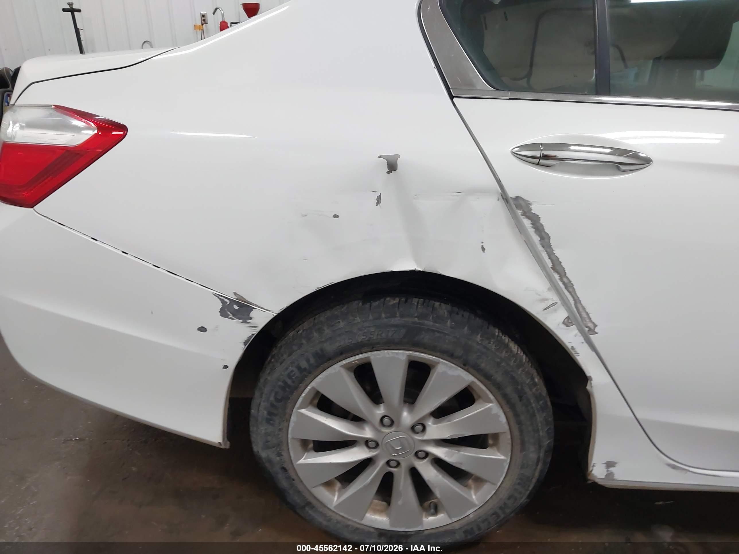 2014 Honda Accord Touring Белый vin: 1HGCR3F97EA000770