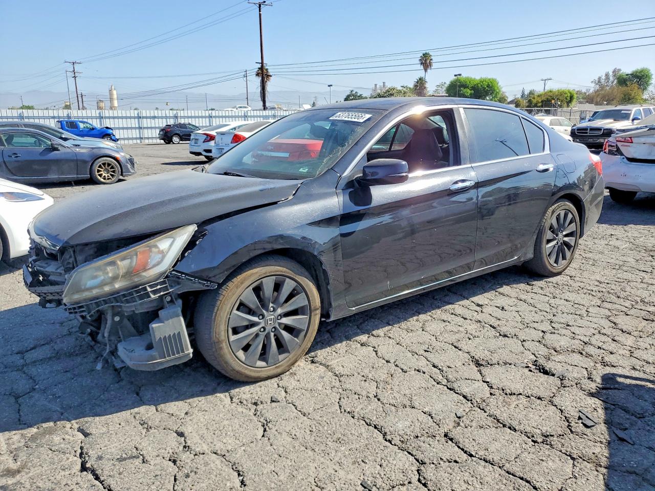 2014 Honda Accord Touring Black vin: 1HGCR3F97EA010408