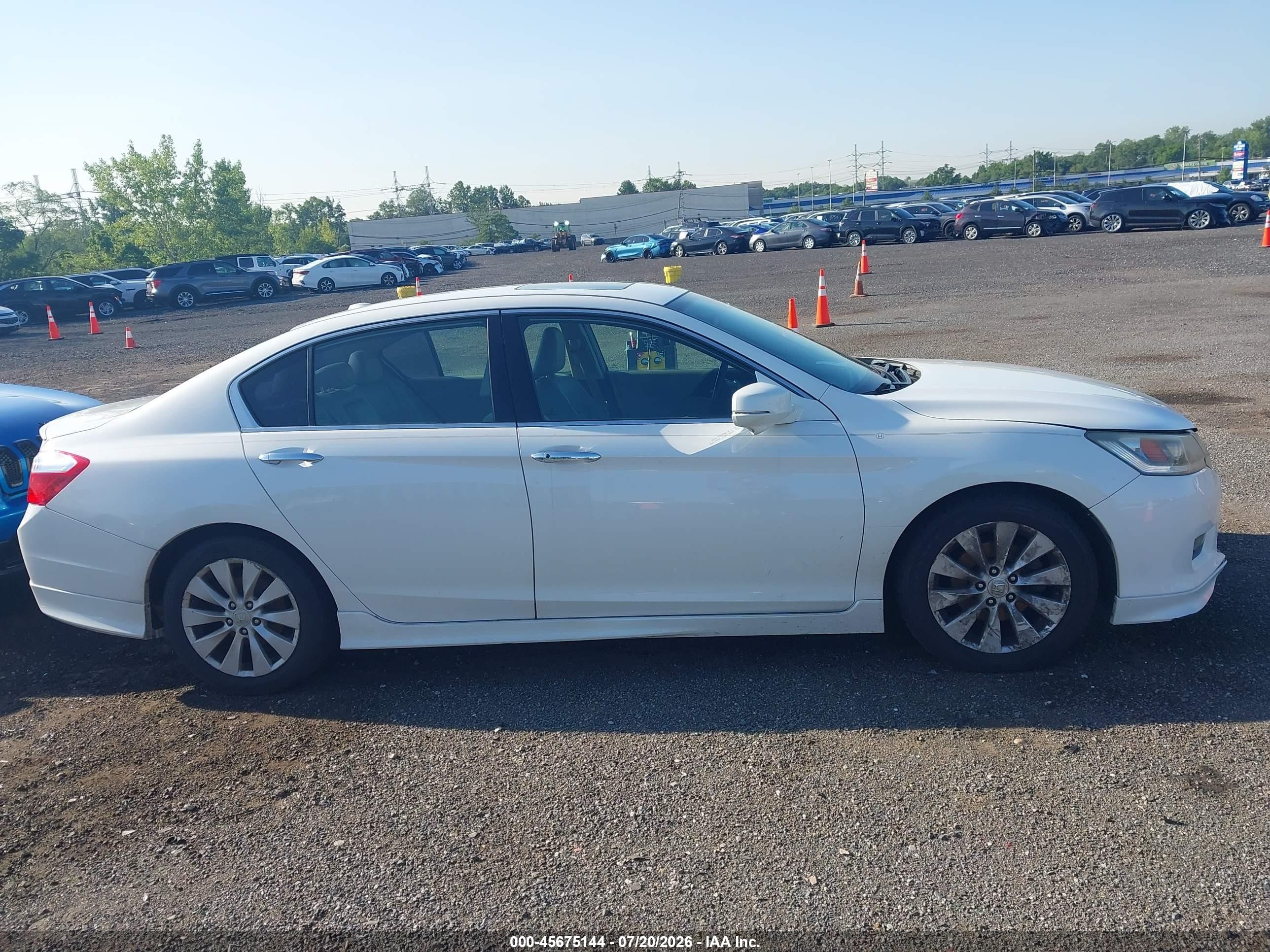 2014 Honda Accord Touring Белый vin: 1HGCR3F97EA033672