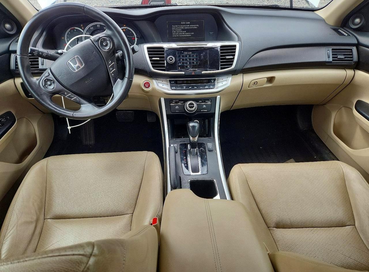 2015 Honda Accord Touring White vin: 1HGCR3F97FA011107