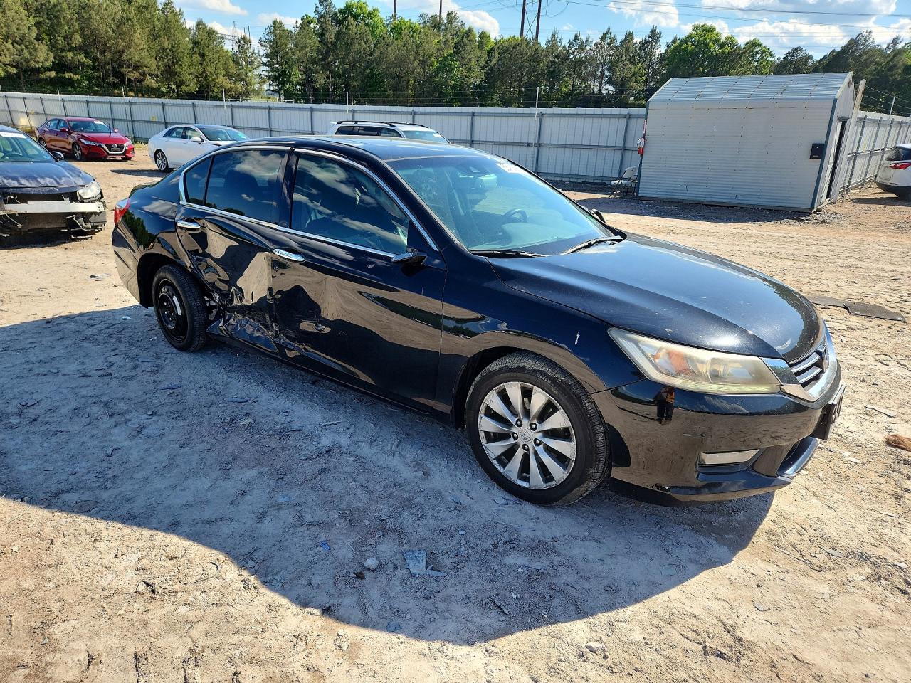 2015 Honda Accord Touring Черный vin: 1HGCR3F97FA035097