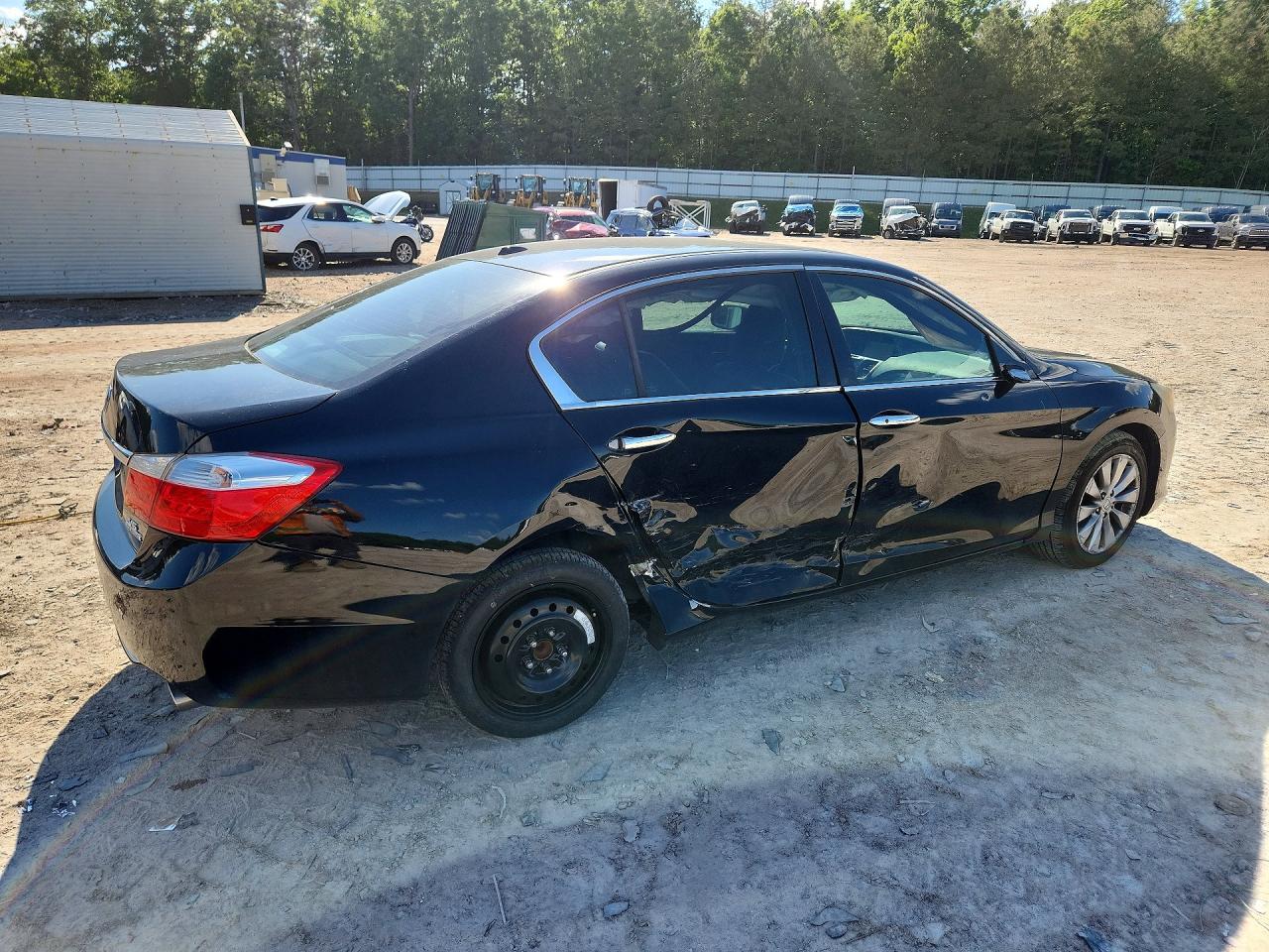 2015 Honda Accord Touring Черный vin: 1HGCR3F97FA035097