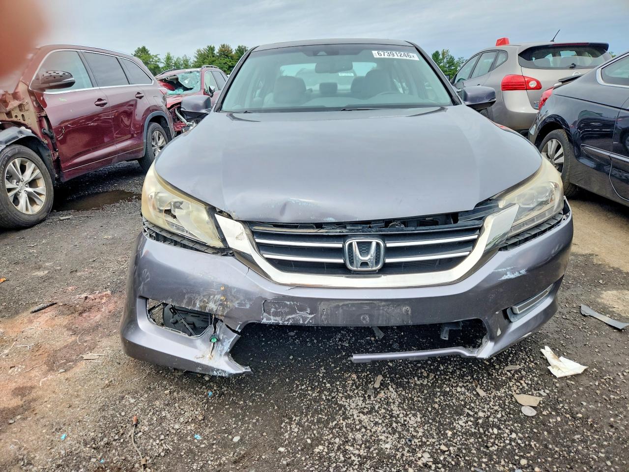 2013 Honda Accord Touring Gray vin: 1HGCR3F98DA025921