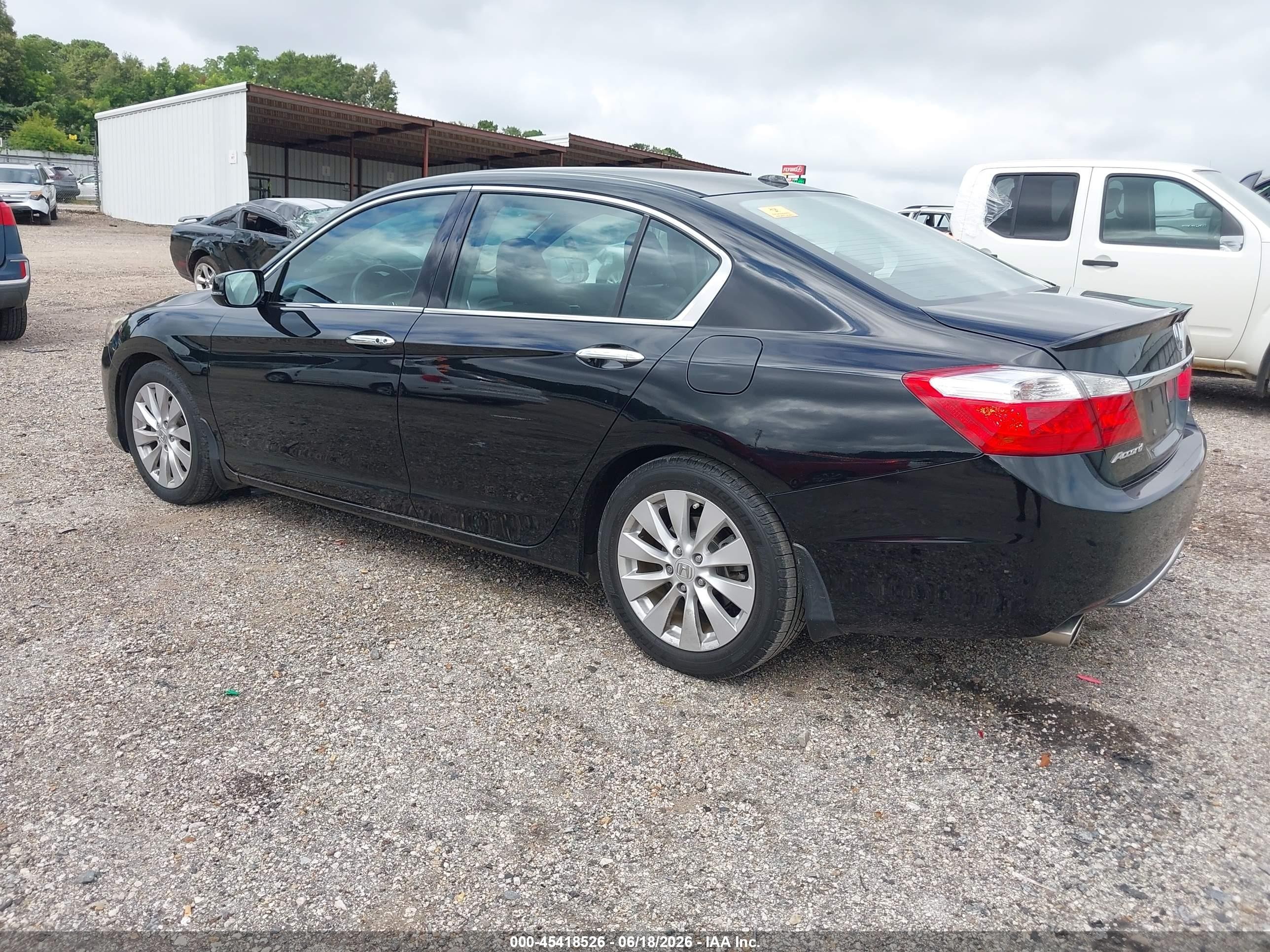 2013 Honda Accord Touring Black vin: 1HGCR3F98DA037423
