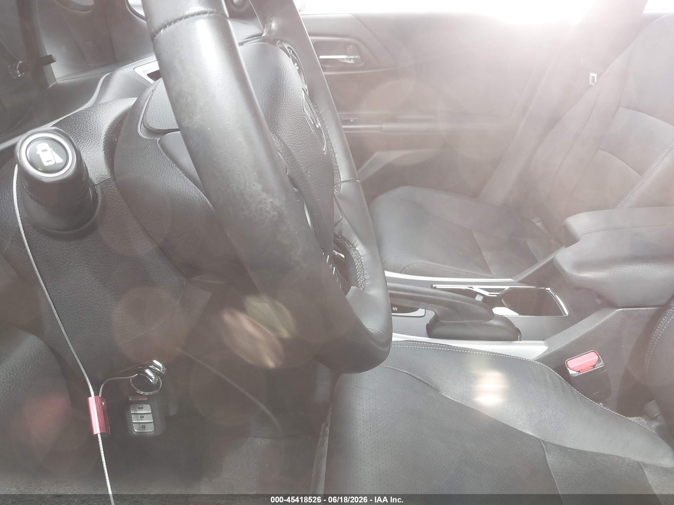 2013 Honda Accord Touring Black vin: 1HGCR3F98DA037423