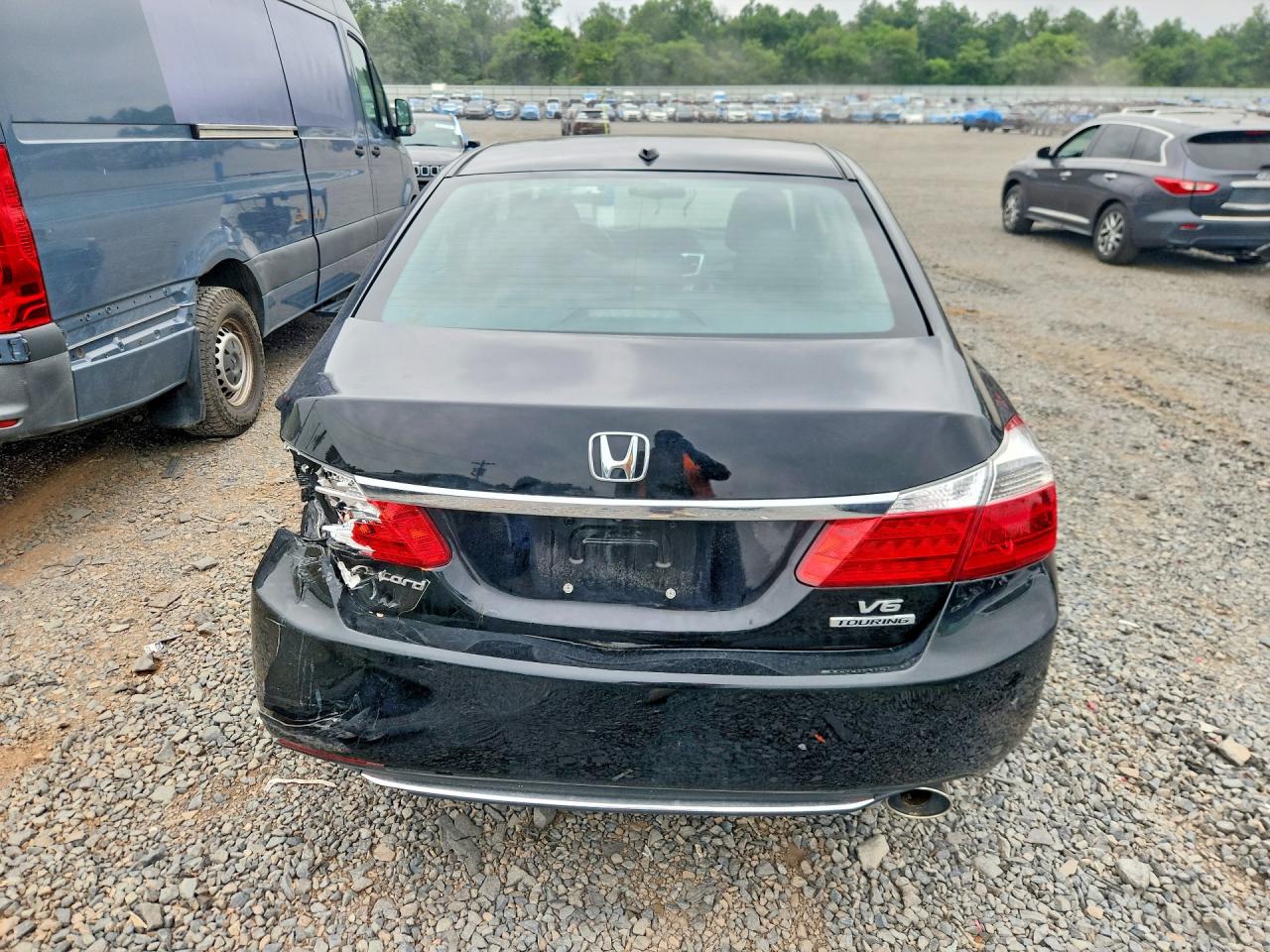 2014 Honda Accord Touring Black vin: 1HGCR3F98EA005220