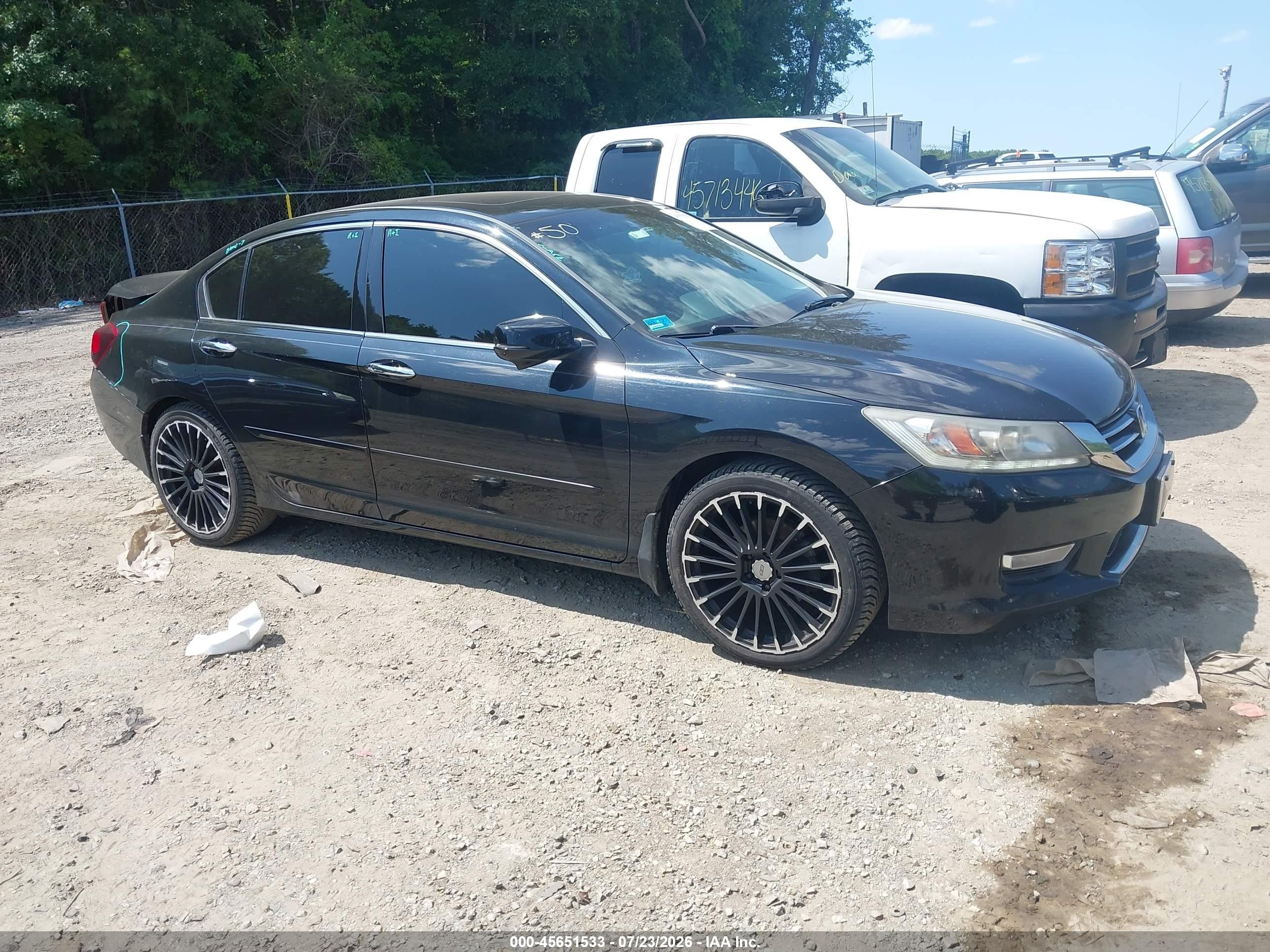 2013 Honda Accord Touring Black vin: 1HGCR3F99DA031467