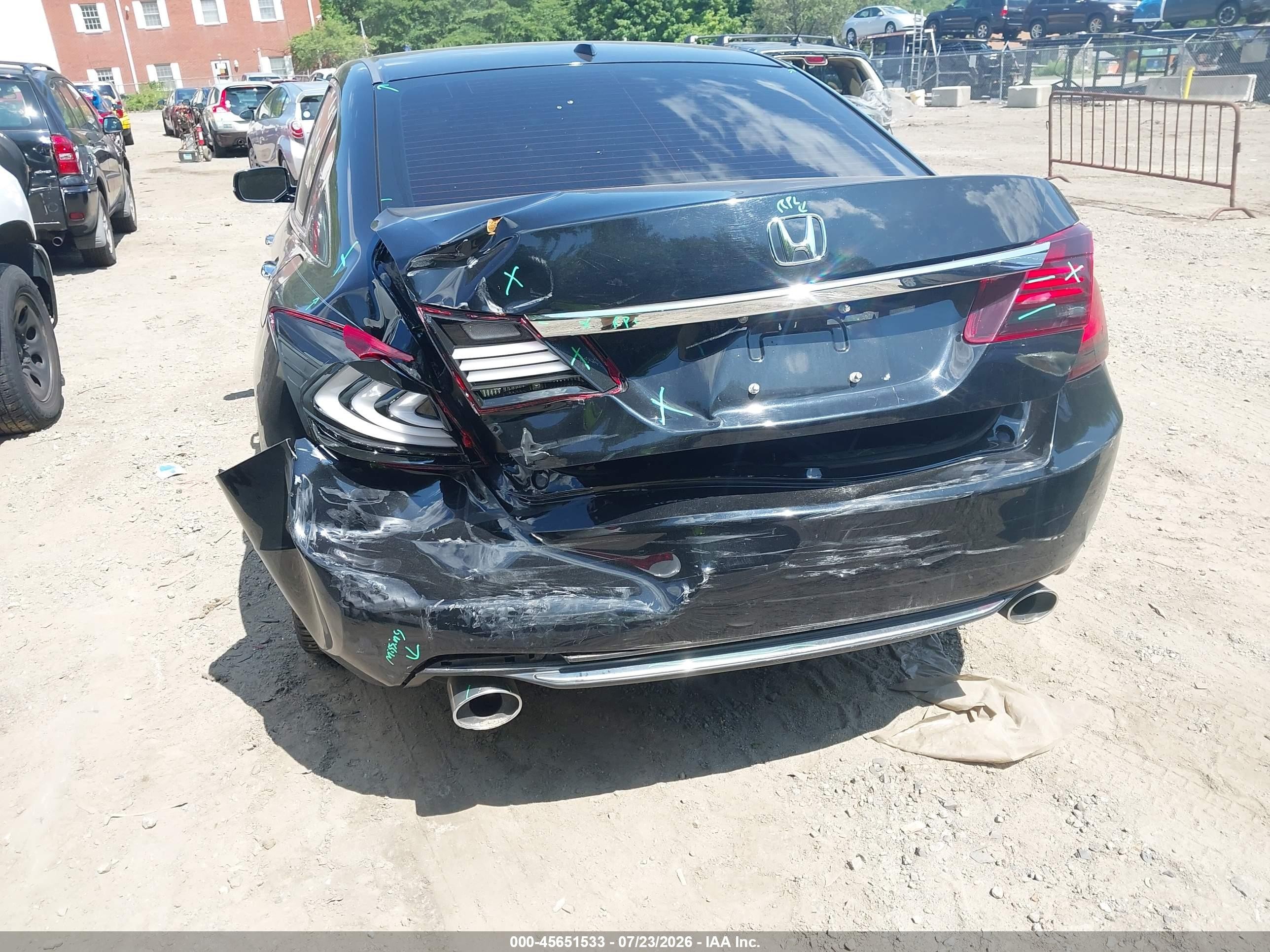 2013 Honda Accord Touring Black vin: 1HGCR3F99DA031467