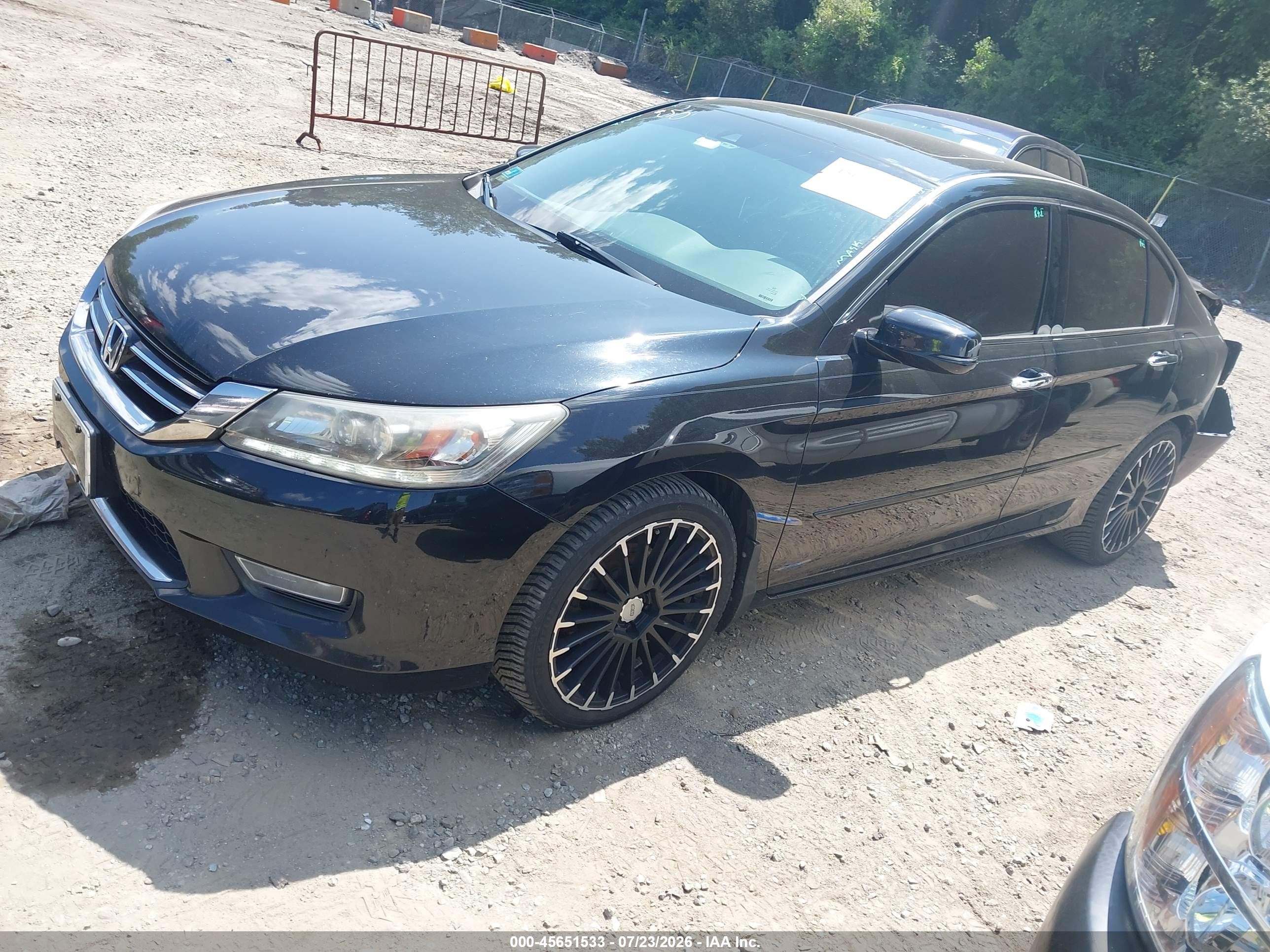 2013 Honda Accord Touring Black vin: 1HGCR3F99DA031467