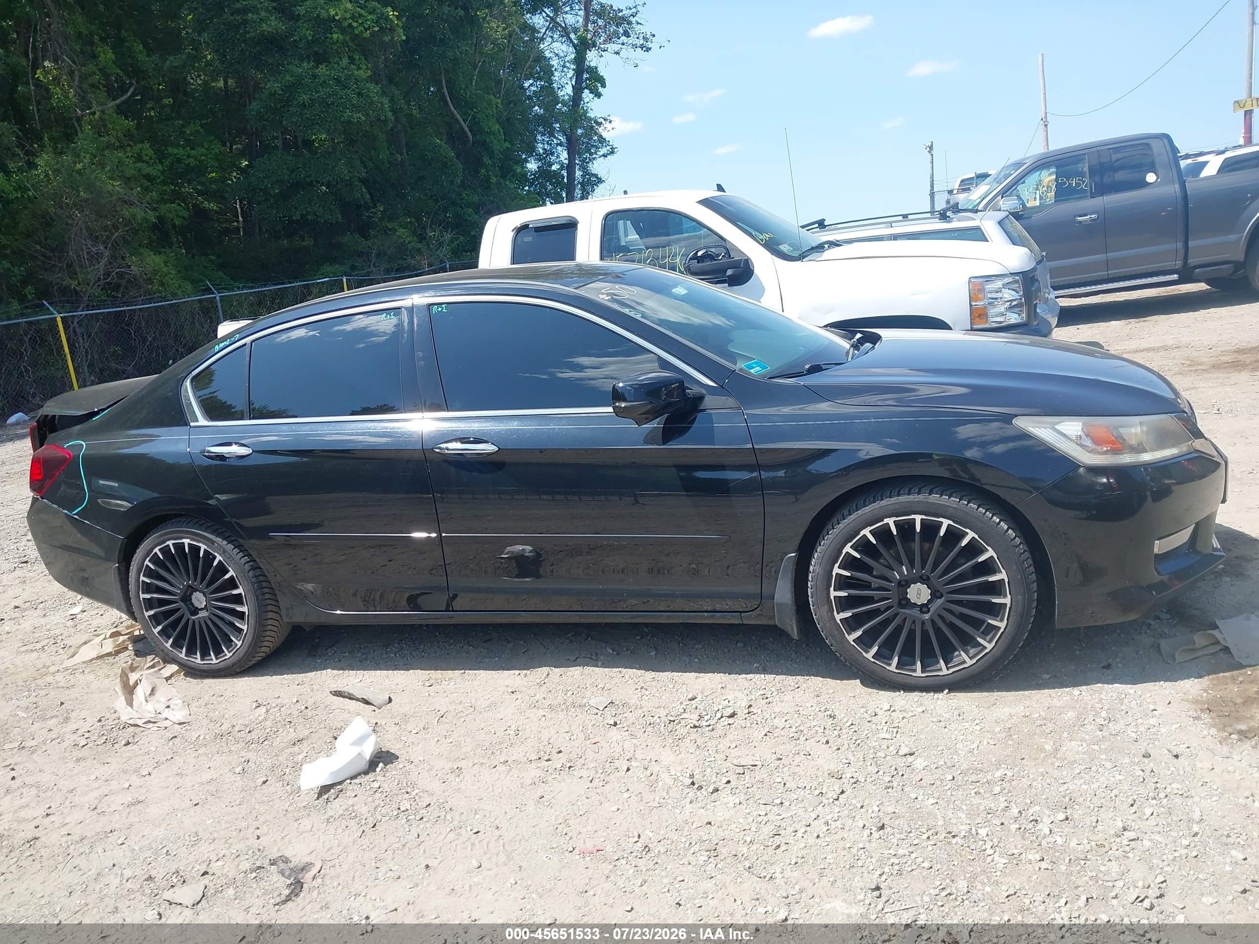 2013 Honda Accord Touring Black vin: 1HGCR3F99DA031467