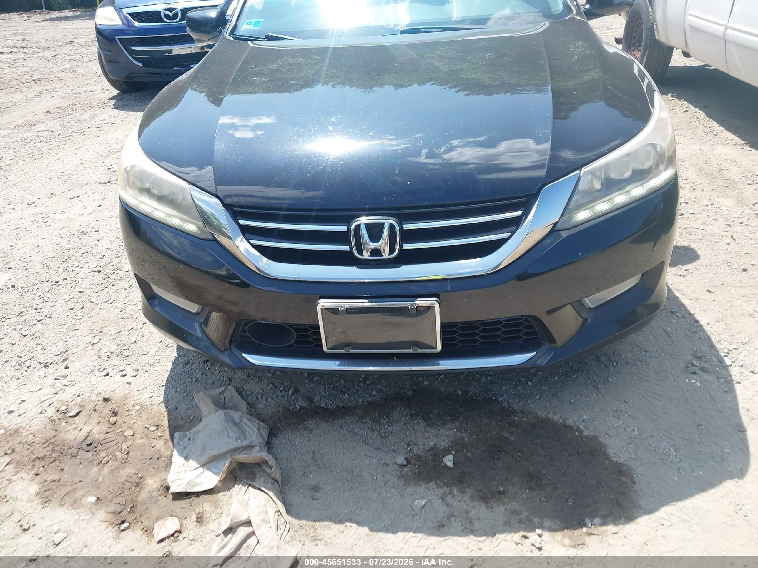 2013 Honda Accord Touring Black vin: 1HGCR3F99DA031467