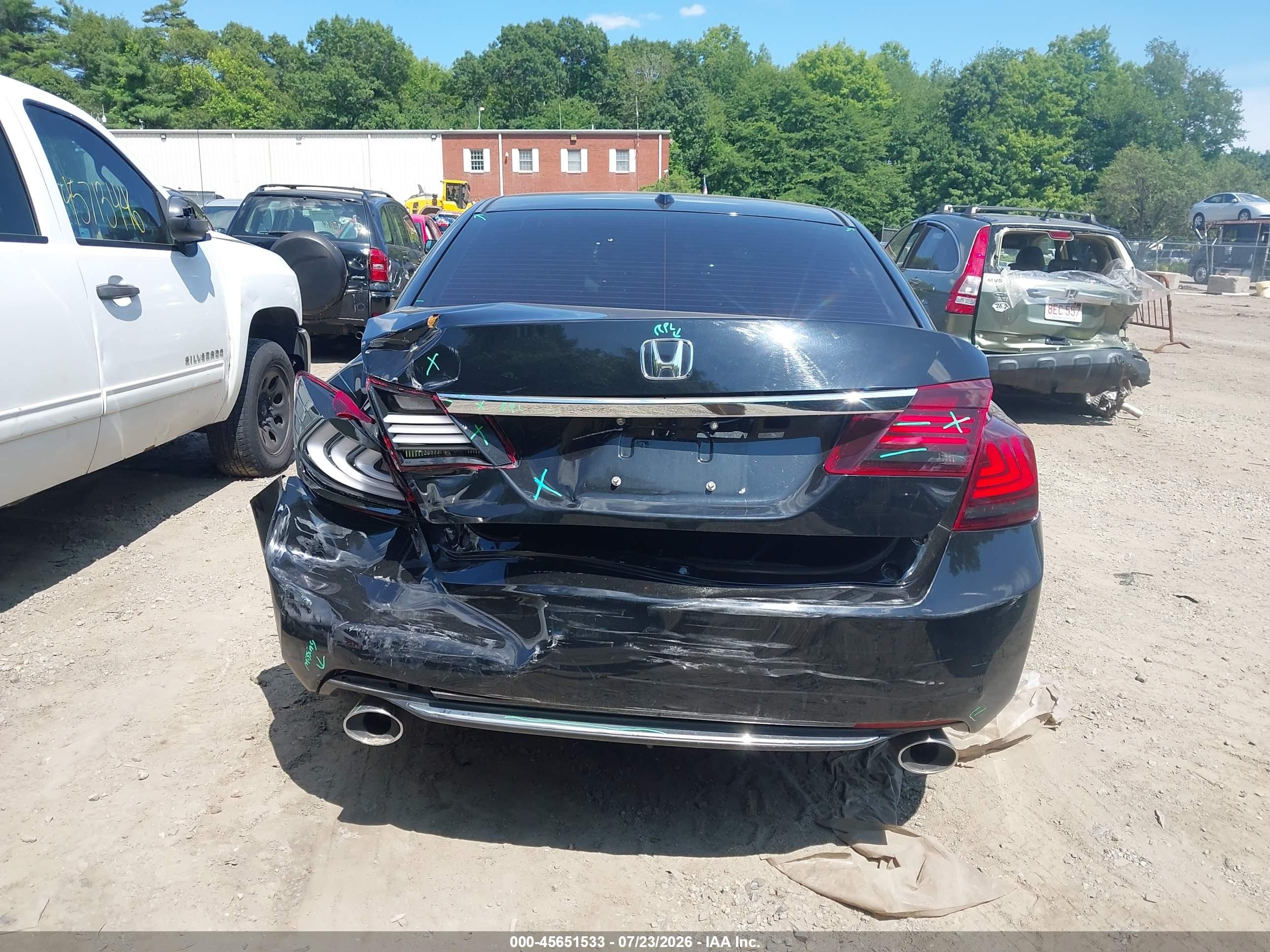 2013 Honda Accord Touring Black vin: 1HGCR3F99DA031467