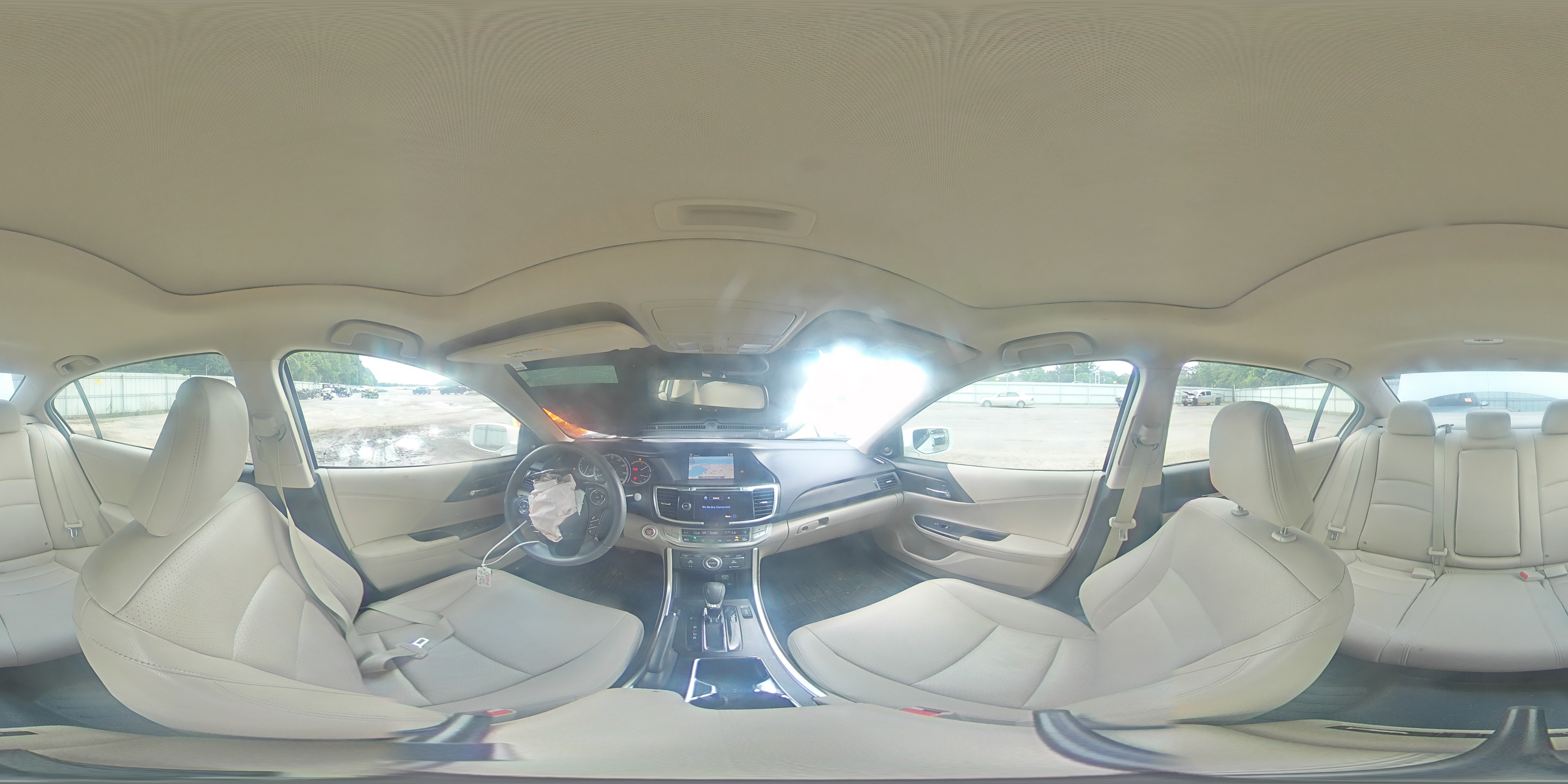 2013 Honda Accord Touring White vin: 1HGCR3F99DA032926