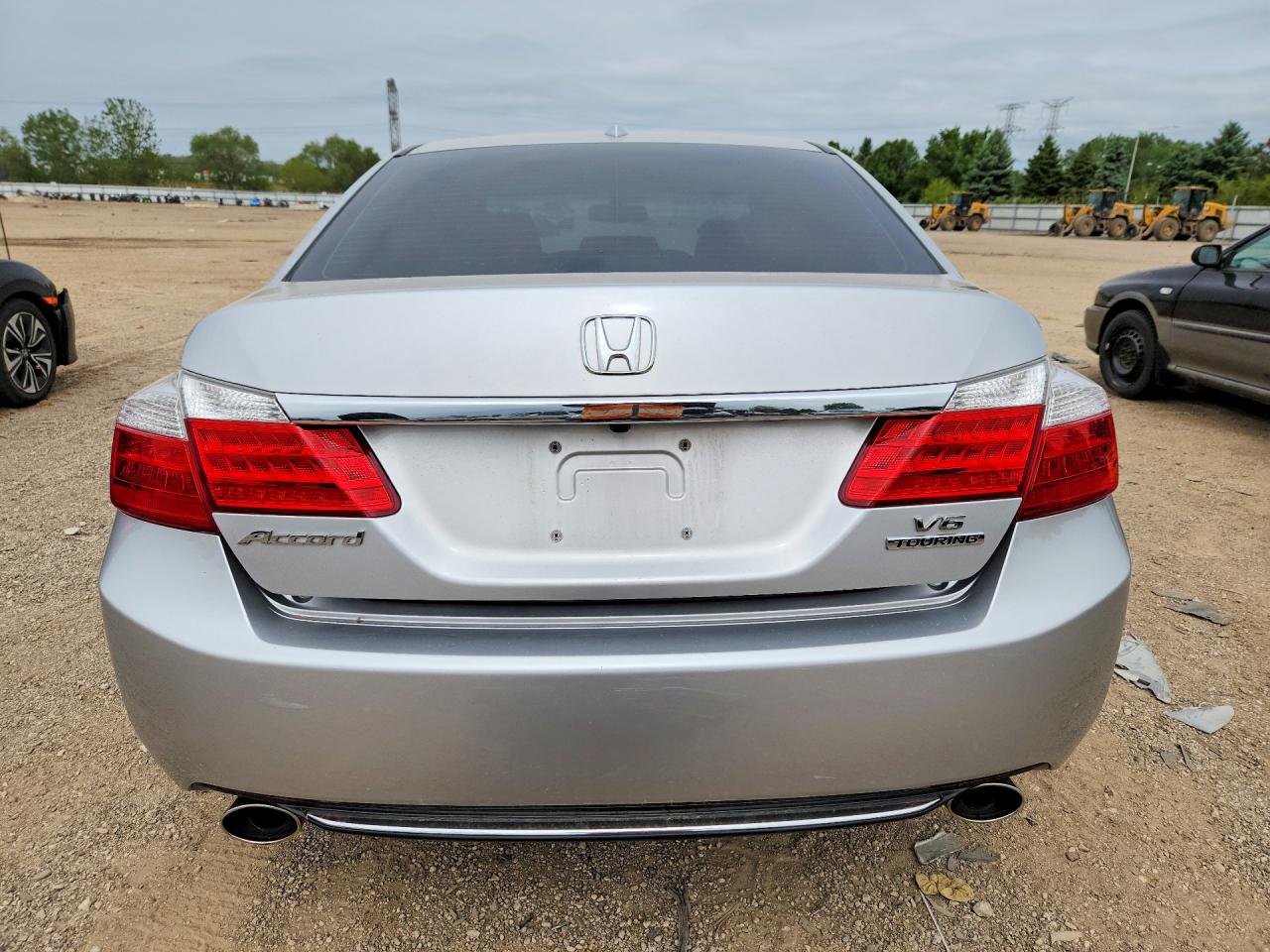 2013 Honda Accord Touring Silver vin: 1HGCR3F99DA047104