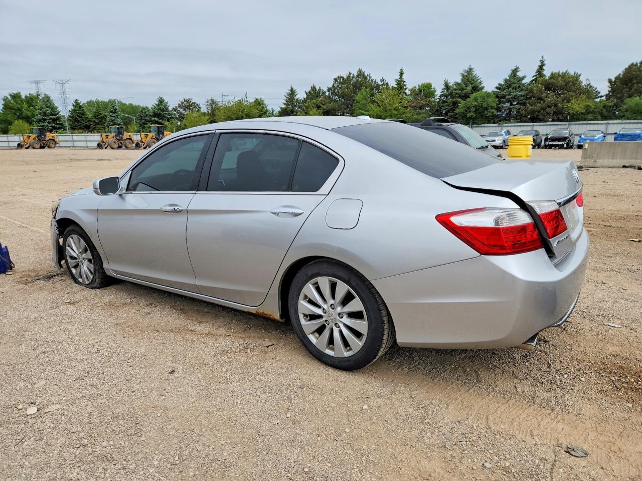 2013 Honda Accord Touring Silver vin: 1HGCR3F99DA047104