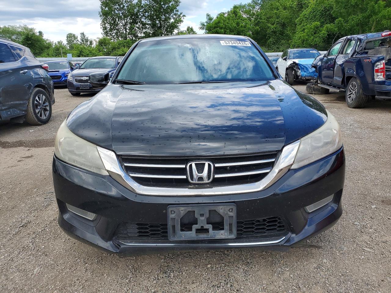 2013 Honda Accord Touring Black vin: 1HGCR3F99DA800386