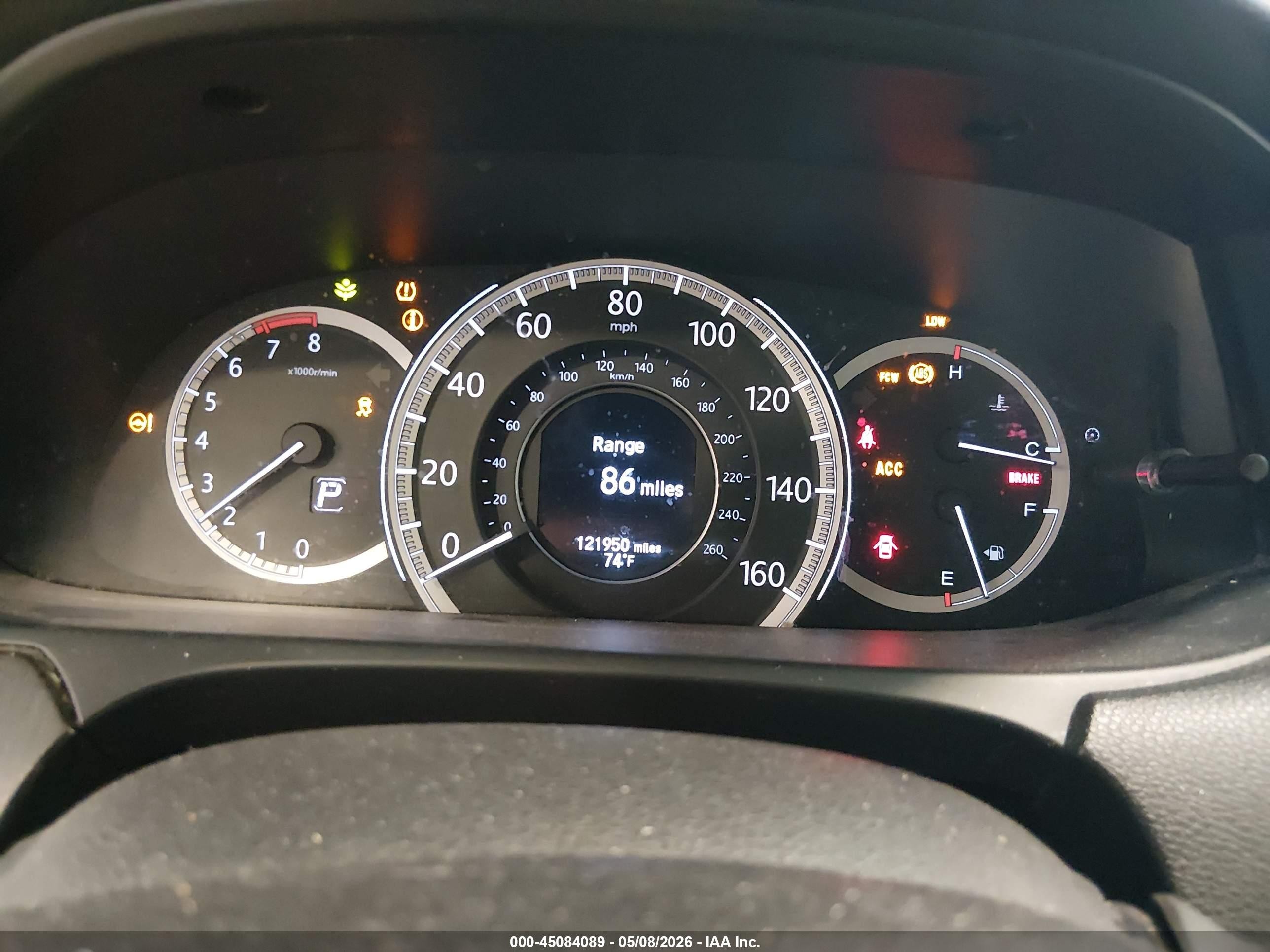 2015 Honda Accord Touring White vin: 1HGCR3F99FA009889