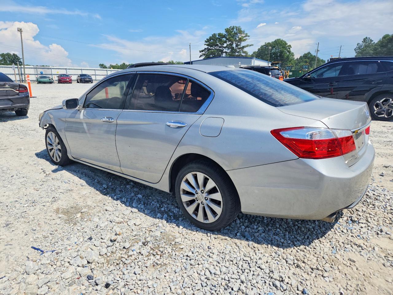 2013 Honda Accord Touring Серебряный vin: 1HGCR3F9XDA031879
