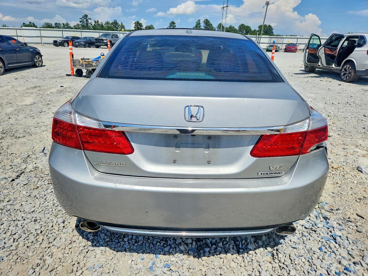2013 Honda Accord Touring Серебряный vin: 1HGCR3F9XDA031879