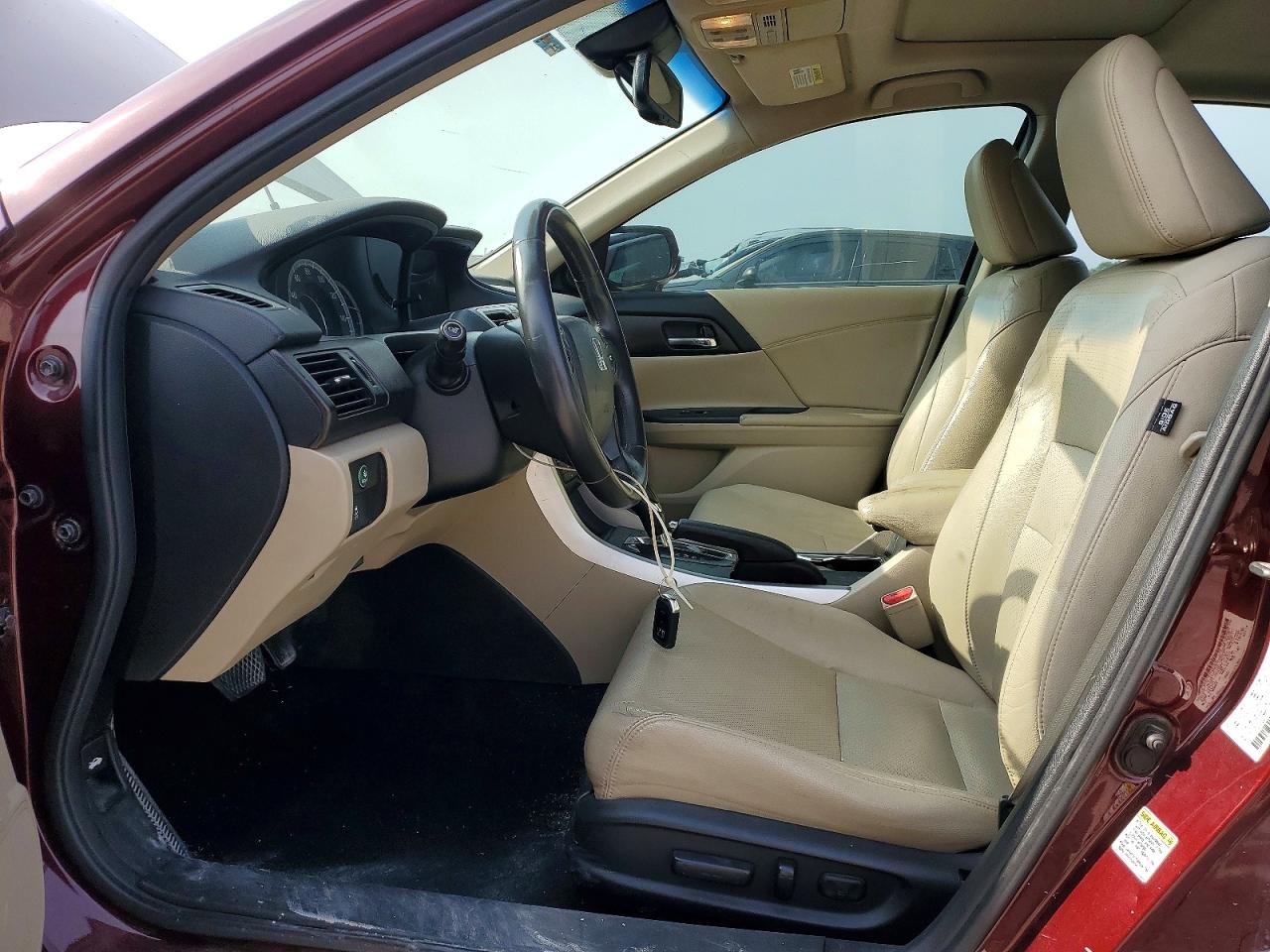 2014 Honda Accord Touring Burgundy vin: 1HGCR3F9XEA035495