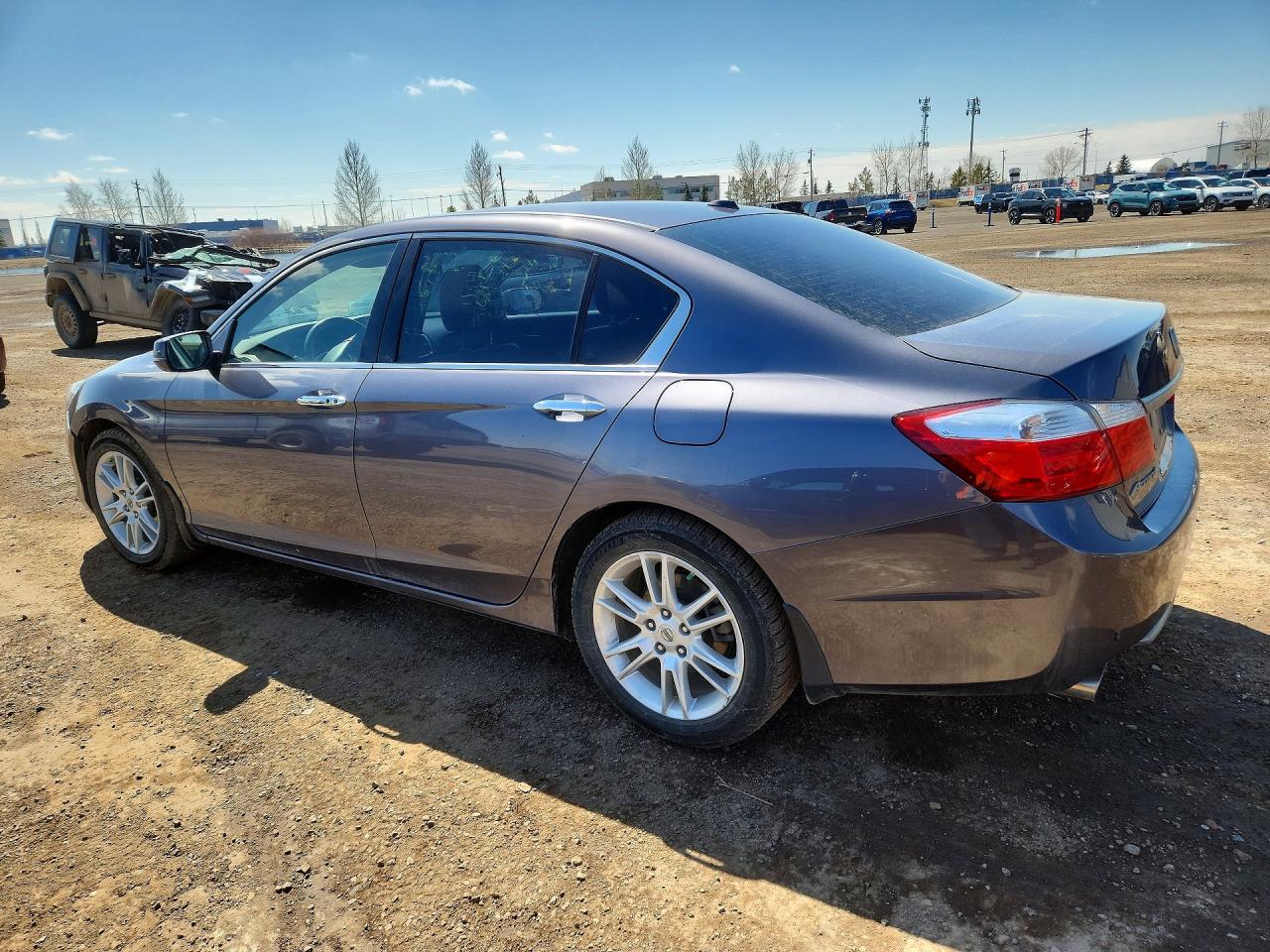 2015 Honda Accord Touring Gray vin: 1HGCR3F9XFA801730