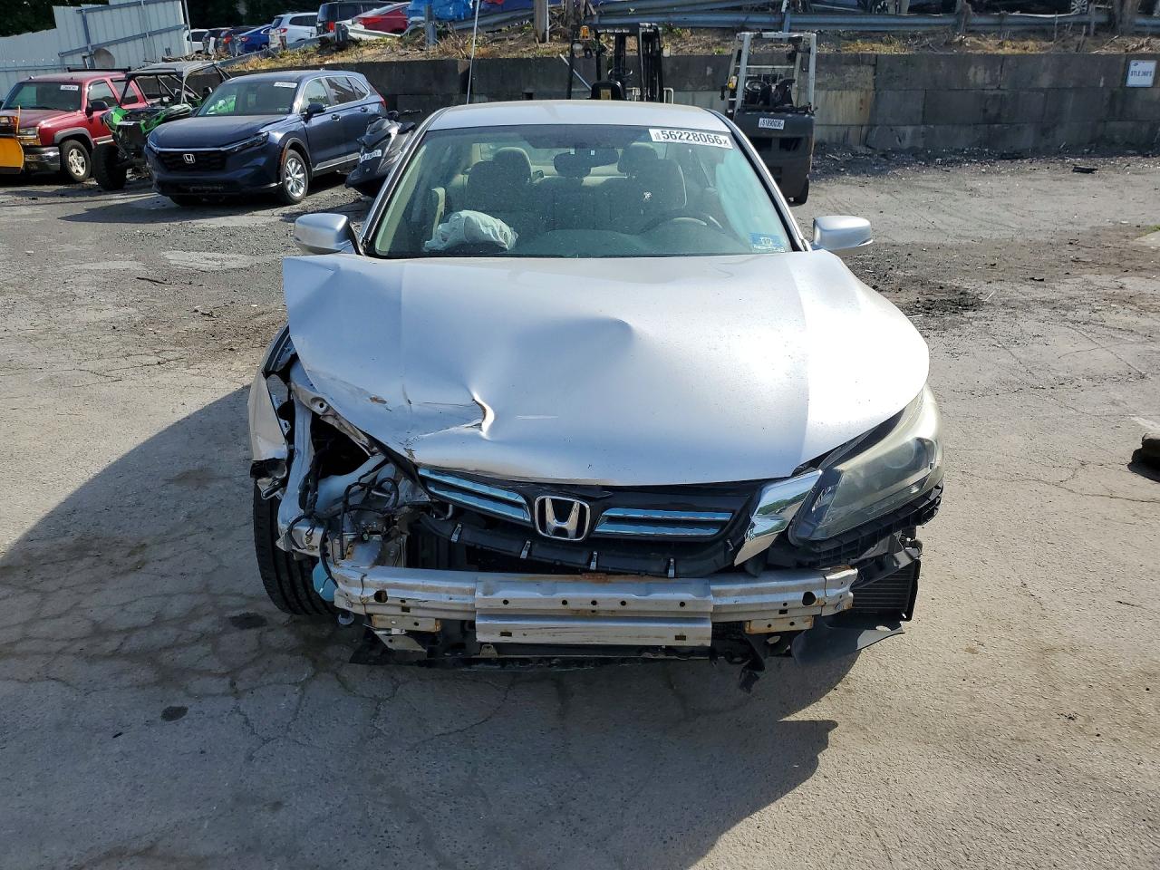 2015 Honda Accord Hybrid Silver vin: 1HGCR6F31FA002108