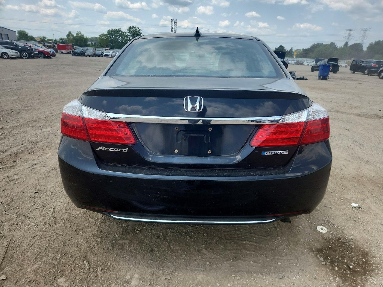 2015 Honda Accord Hybrid Черный vin: 1HGCR6F32FA002618