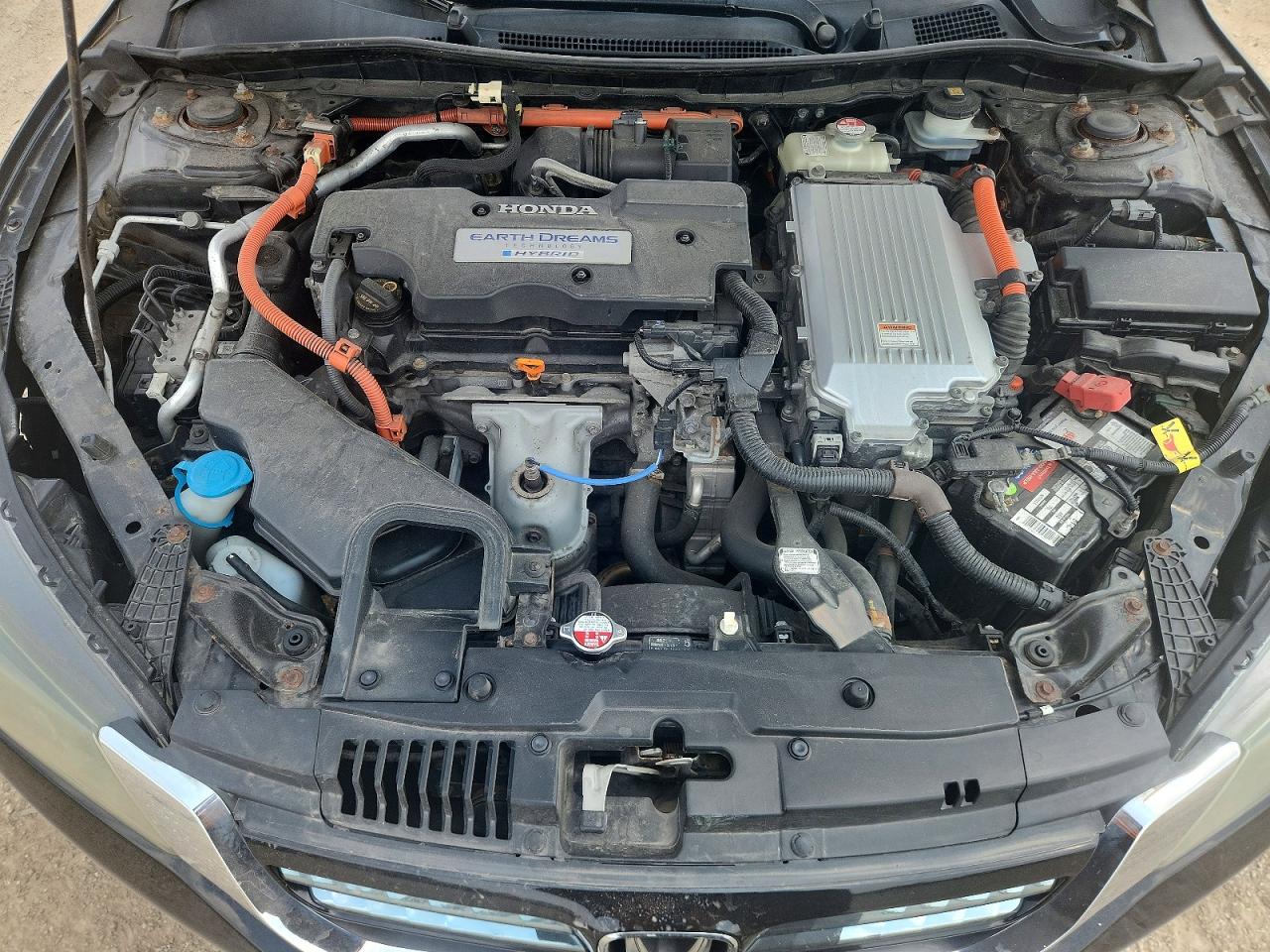 2015 Honda Accord Hybrid Черный vin: 1HGCR6F32FA002618