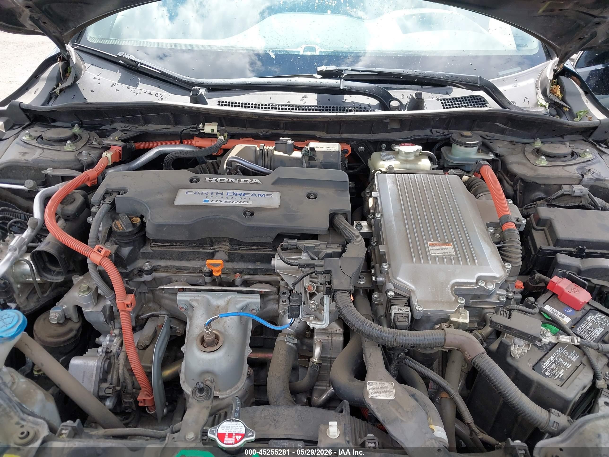 2015 Honda Accord Hybrid   Black vin: 1HGCR6F32FA006376
