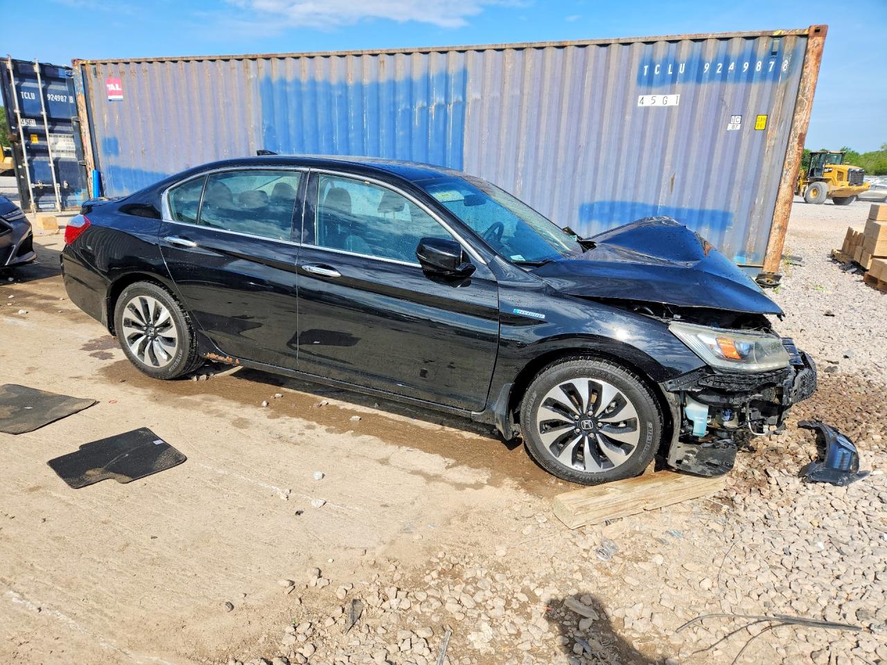 2014 Honda Accord Hybrid Black vin: 1HGCR6F35EA002174