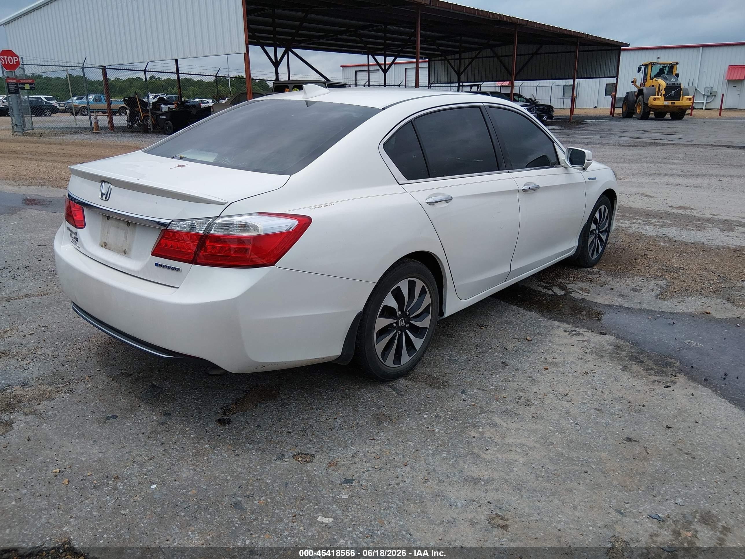 2015 Honda Accord Hybrid Ex-l Белый vin: 1HGCR6F50FA008290