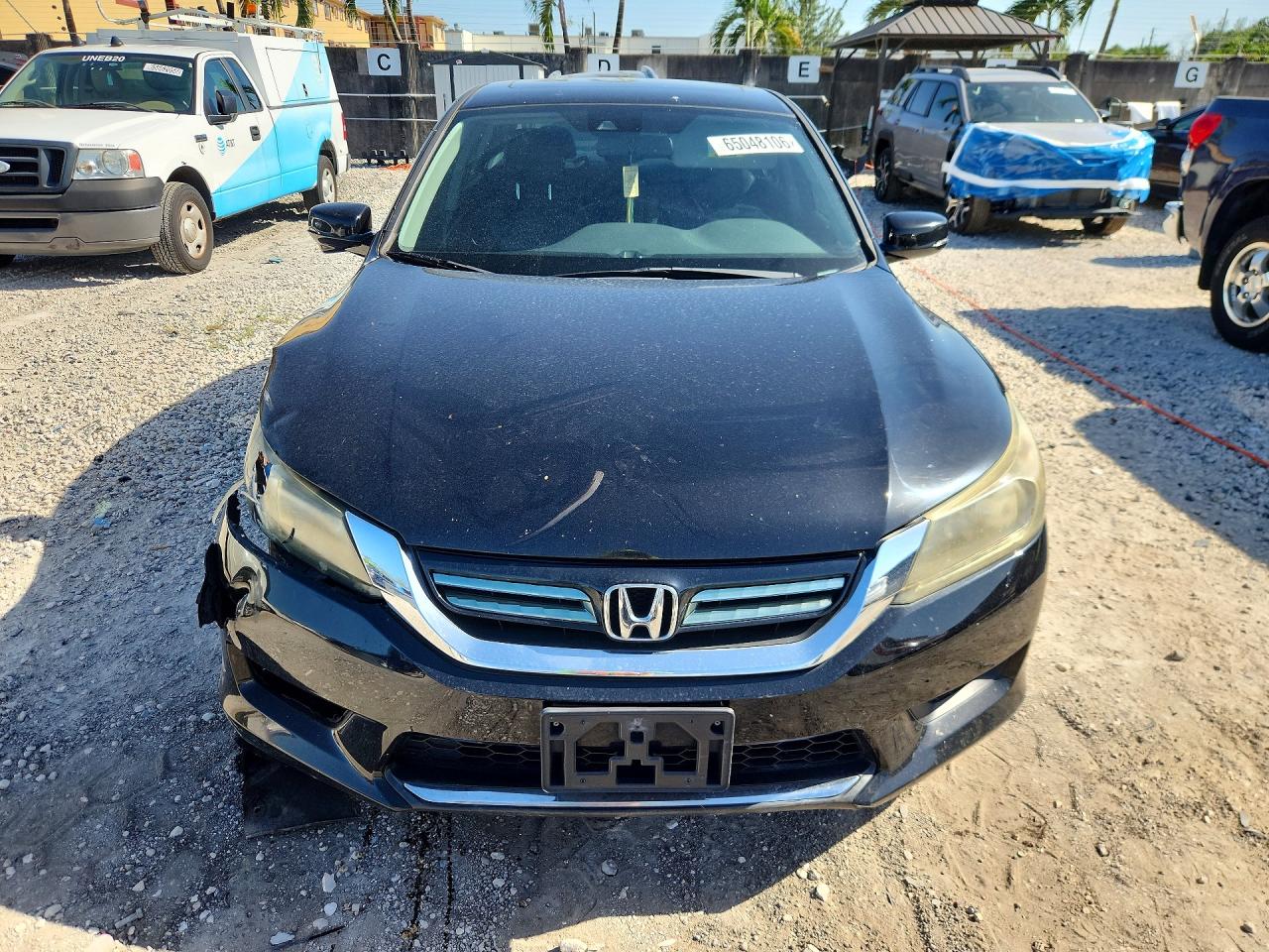 2015 Honda Accord Hybrid Exl Black vin: 1HGCR6F51FA003101
